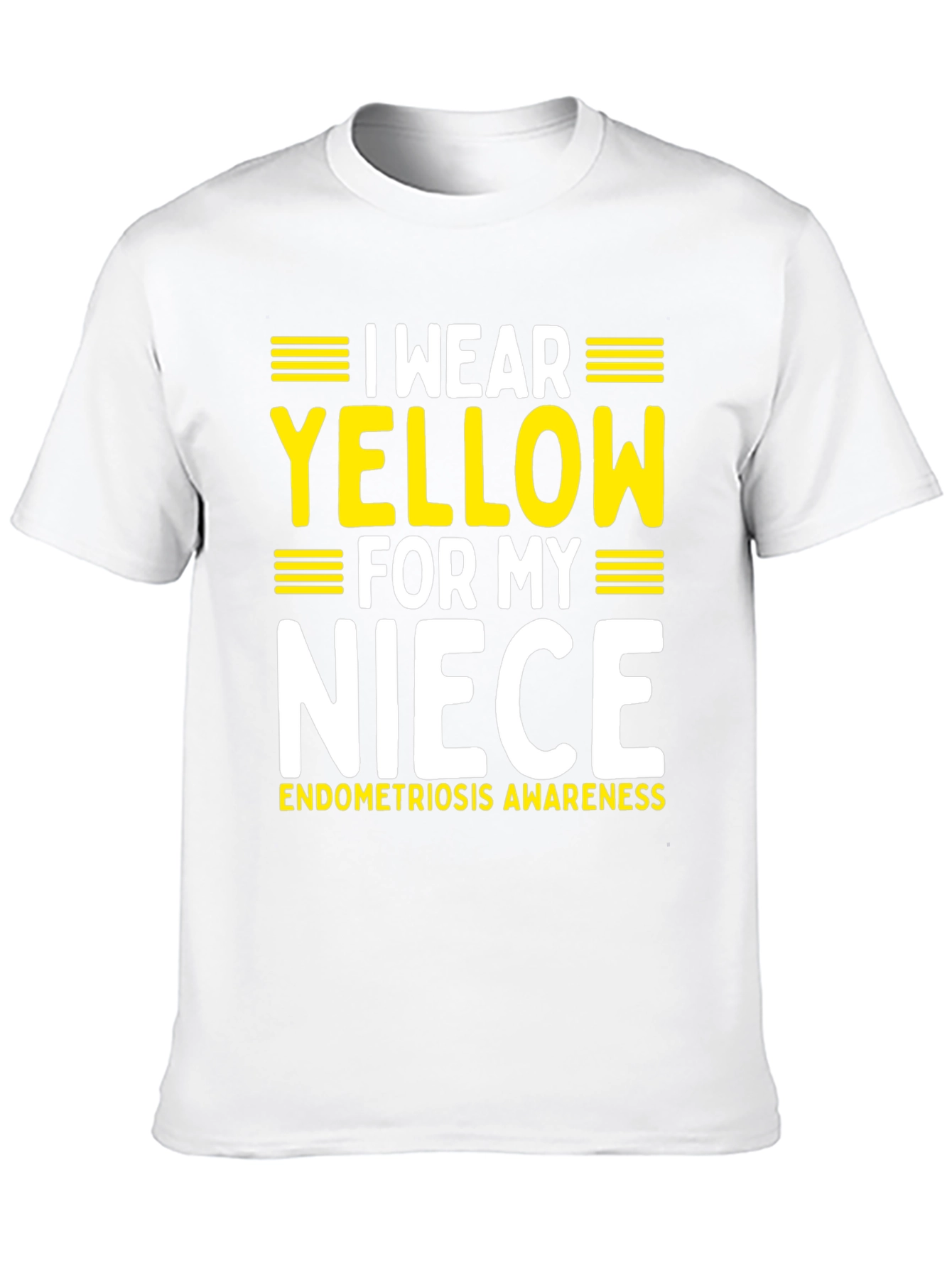 I Wear Yellow For My Niece Awareness T-Shirt - 10