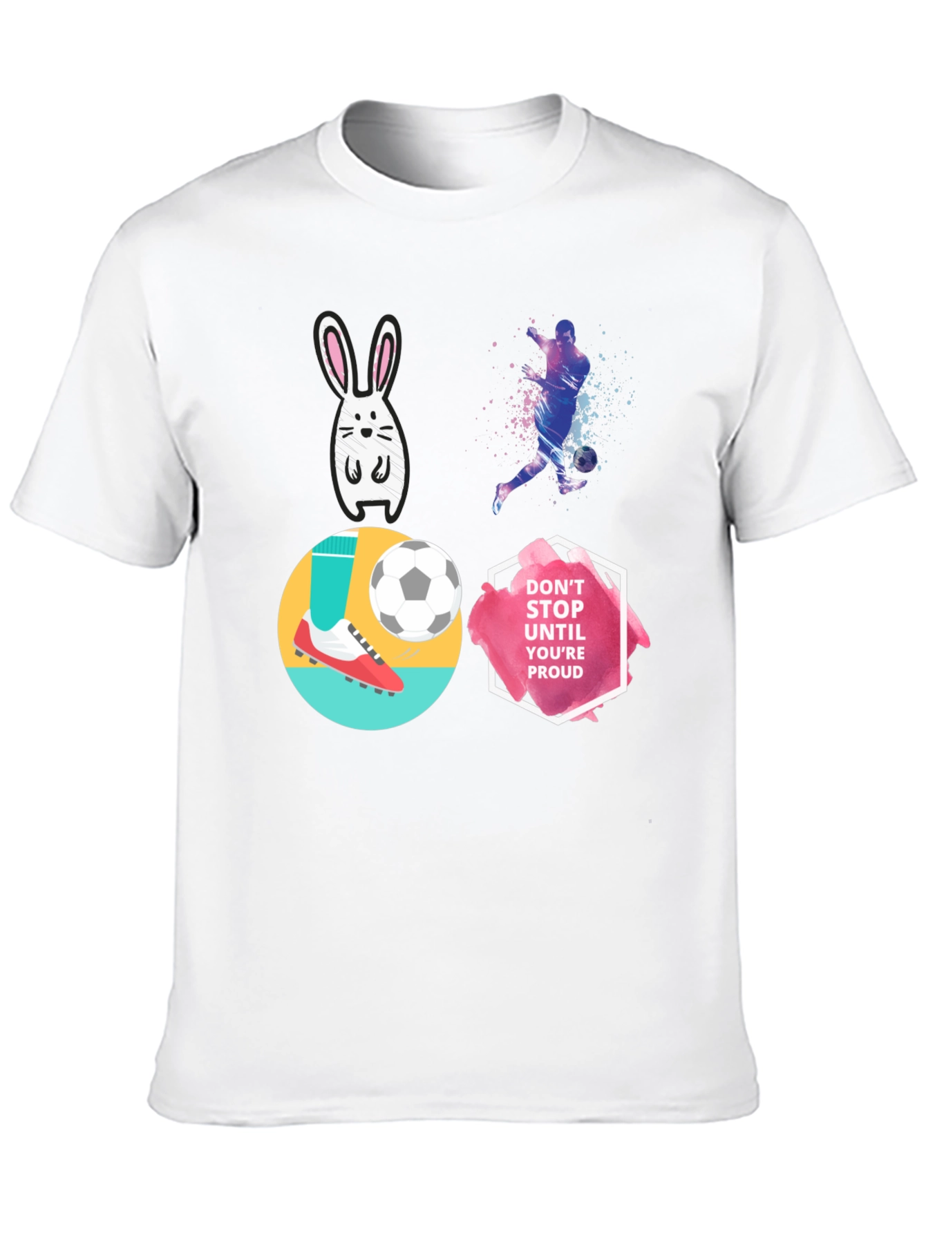 Black Soccer Dreams T-Shirt - Unique Graphic Tee view 10