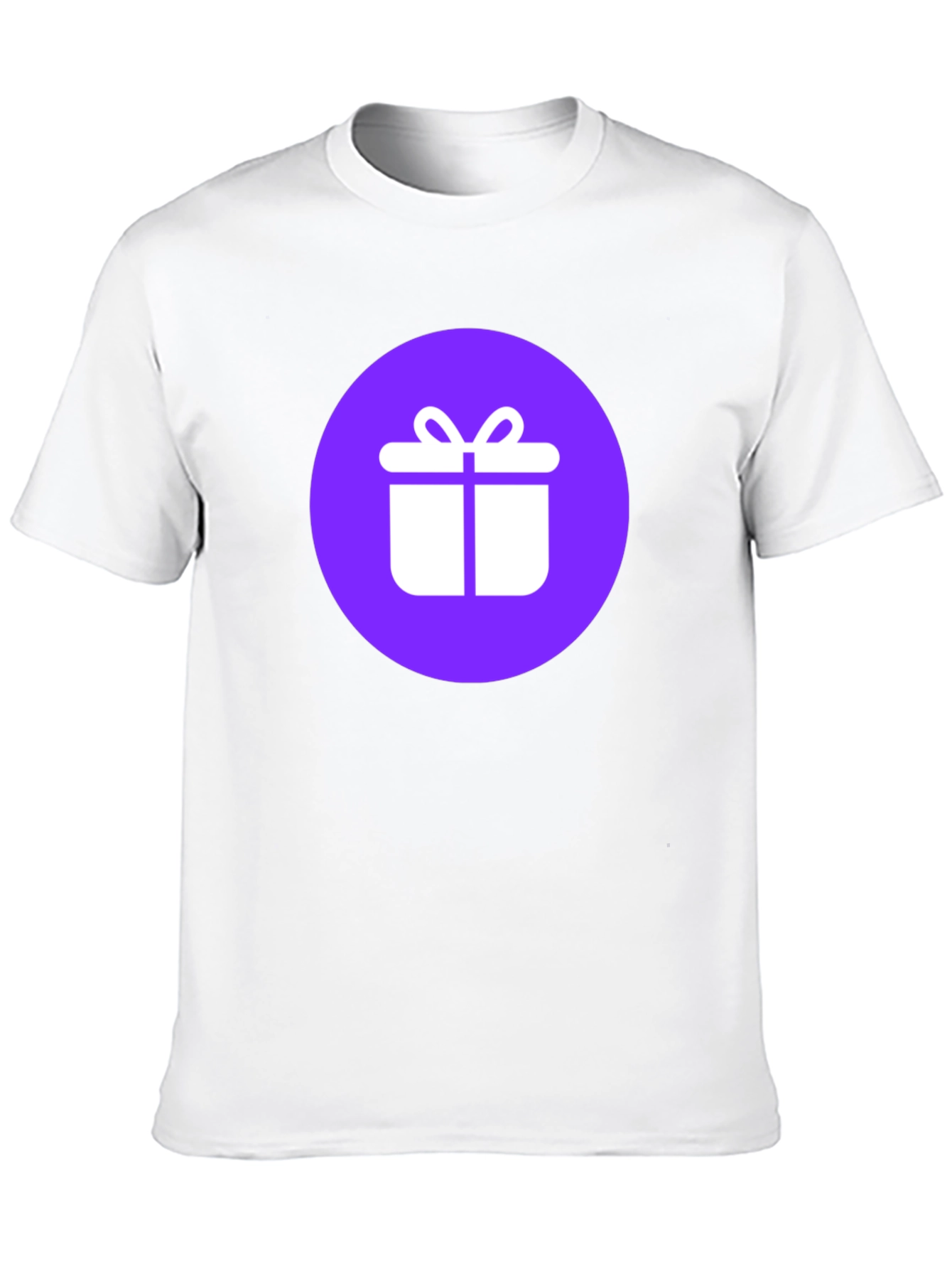 Black Gift Icon Tee - Black Cotton Blend view 10