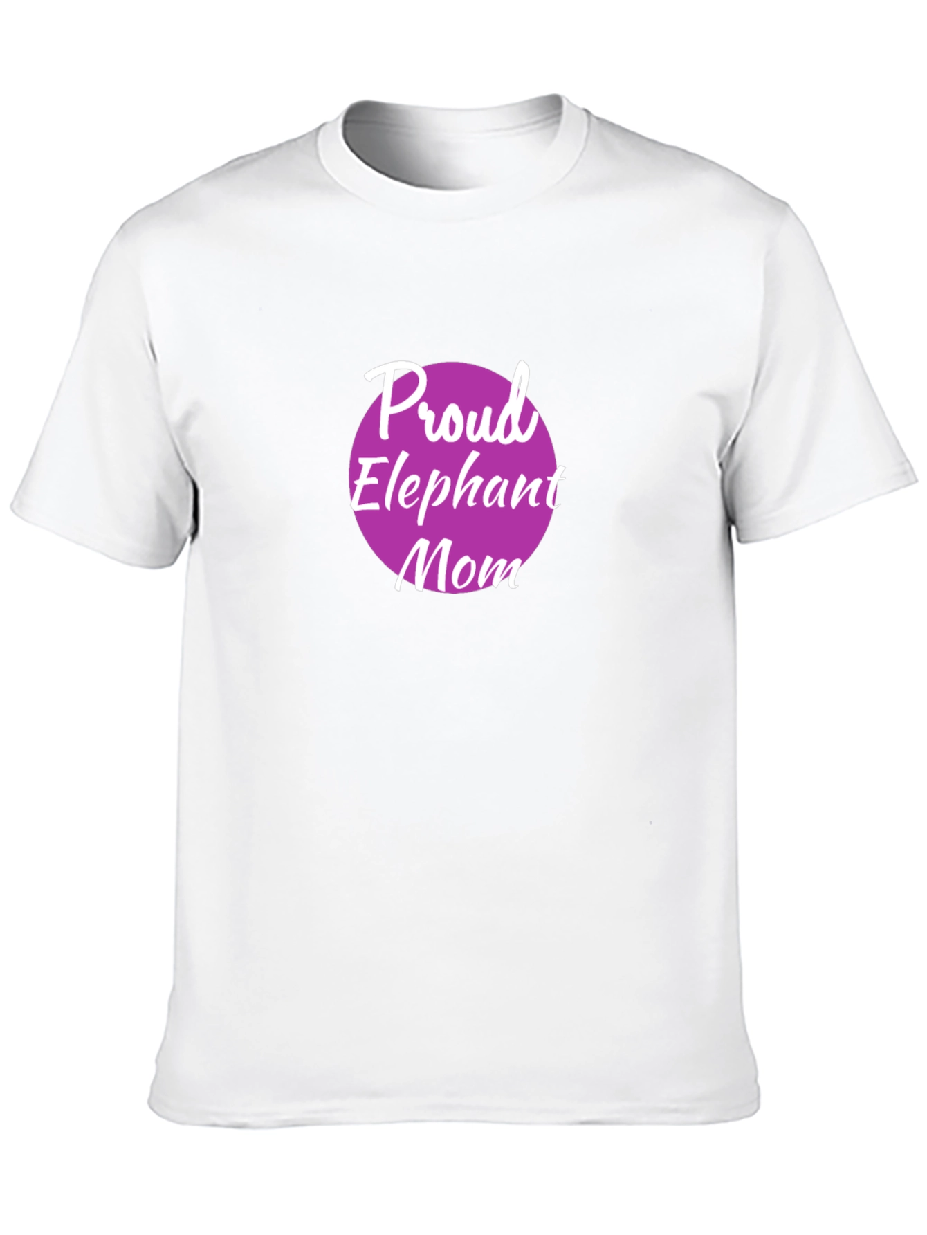 Black Proud Elephant Mom Graphic Tee - Black view 10