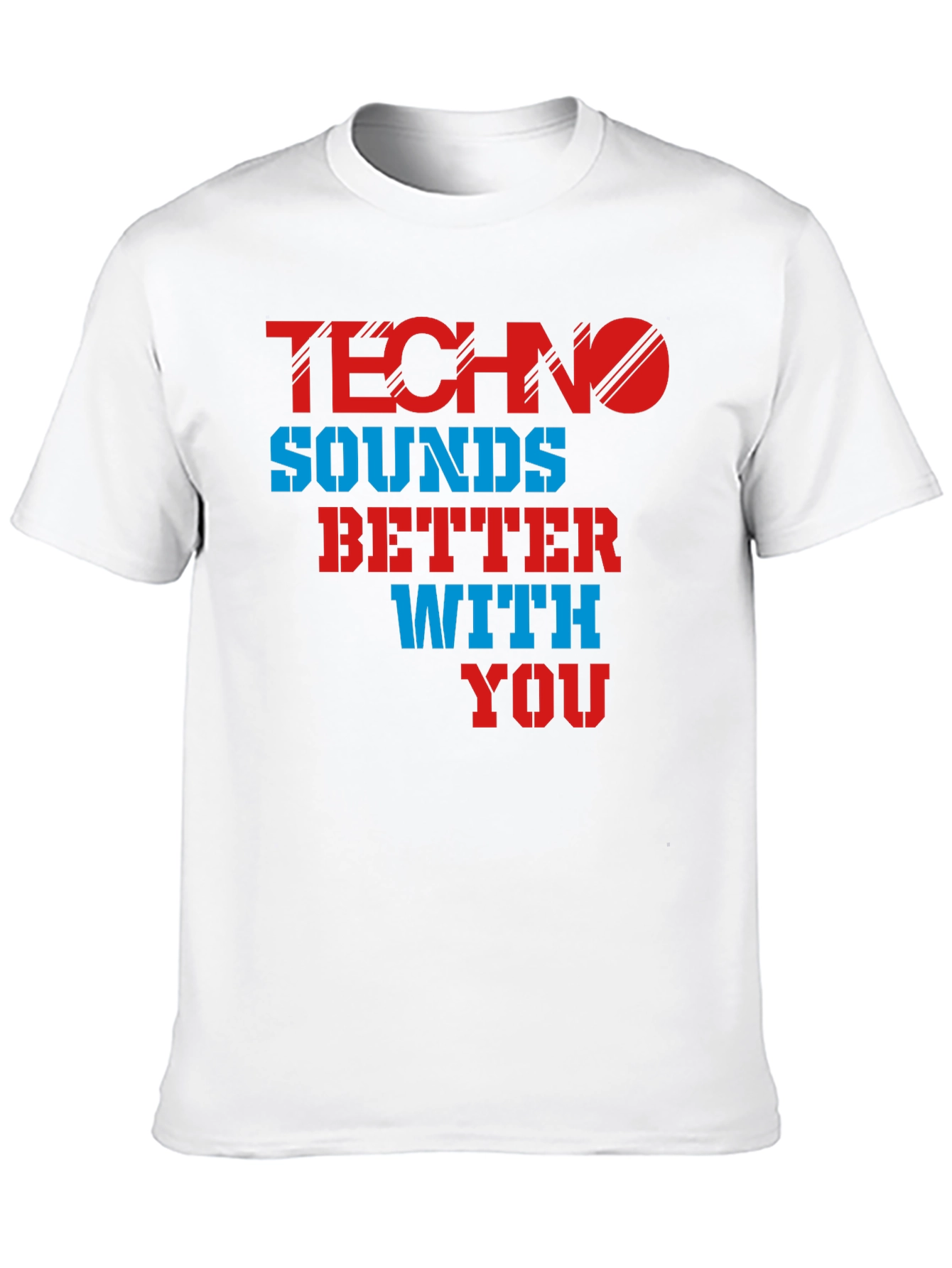 Black Techno Sounds Better With You T-Shirt view 10