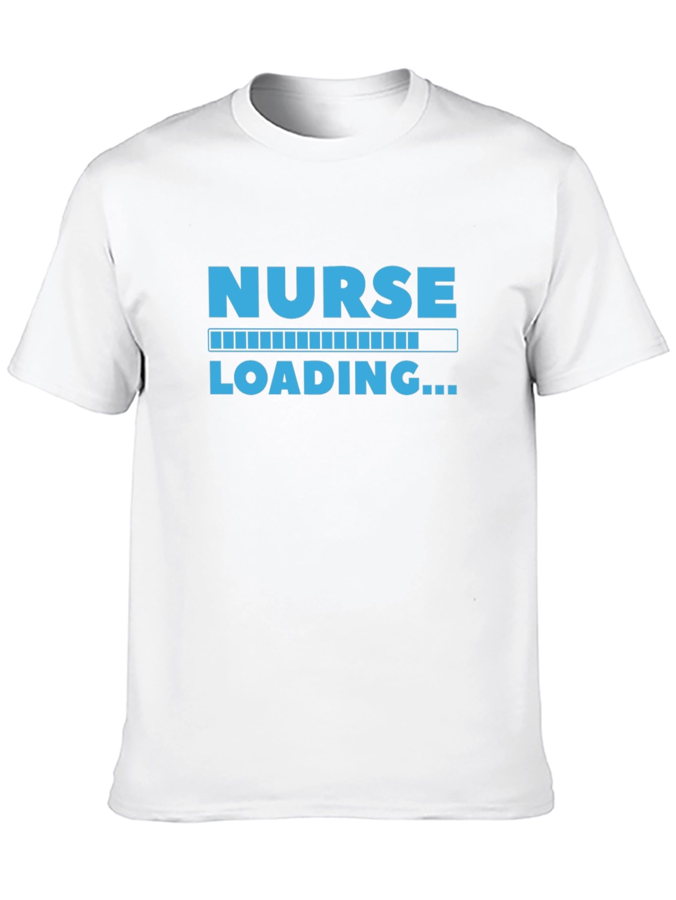 Black Nurse Loading Graphic Tee - Black Cotton Casual Shirt view 10