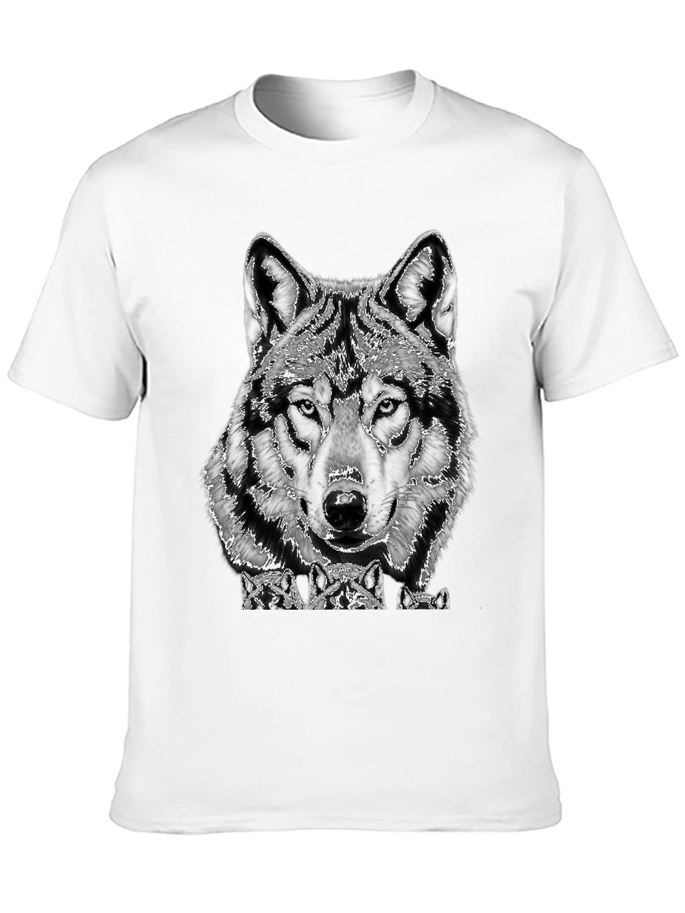 Wolf Pack Graphic Tee - Men's Black T-Shirt - 10