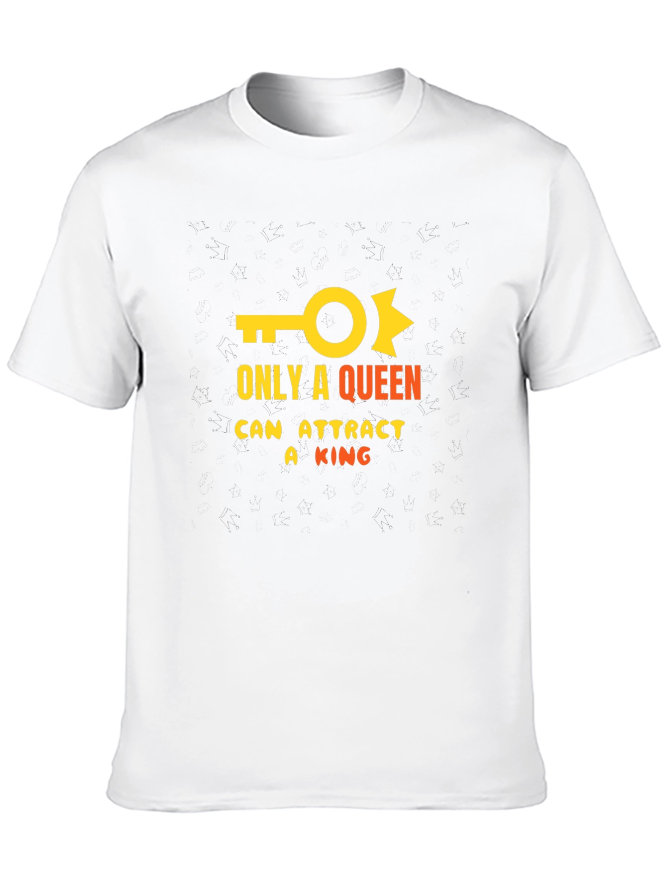 Black Queen Attracts King Graphic T-Shirt view 10