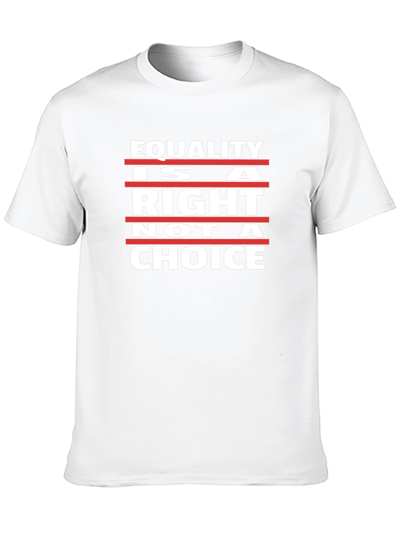 Black Equality is a Right Tee - Black Unisex Shirt view 10