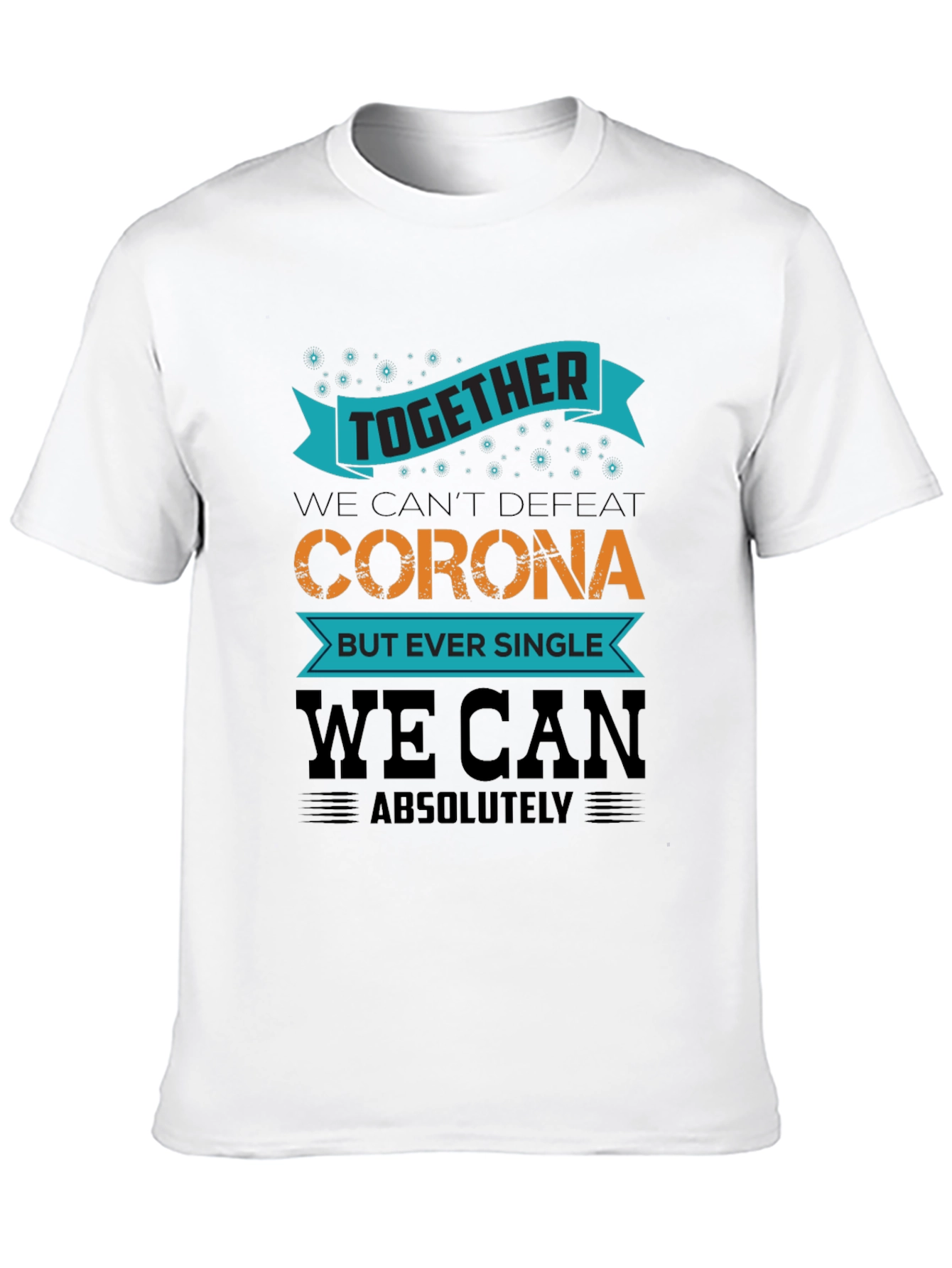 Black Together We Can Black T-Shirt view 10