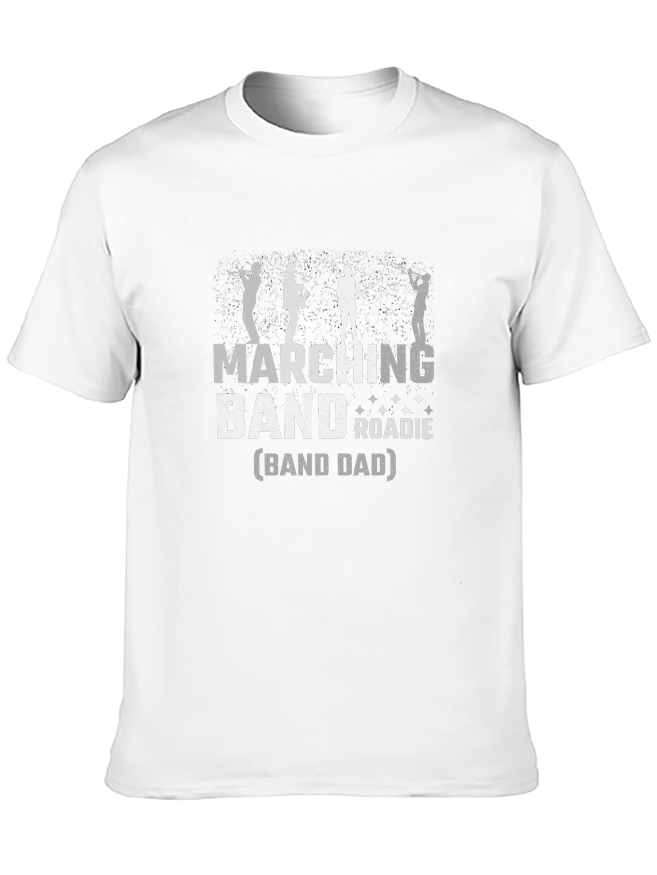 Black Marching Band Roadie (Band Dad) T-Shirt view 10