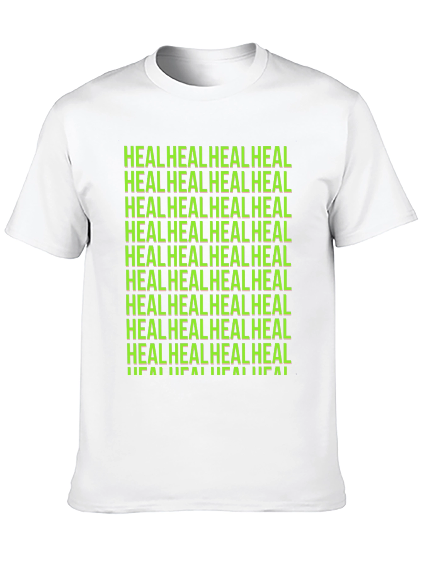 Black Heal Graphic Tee - Black Unisex T-Shirt view 10