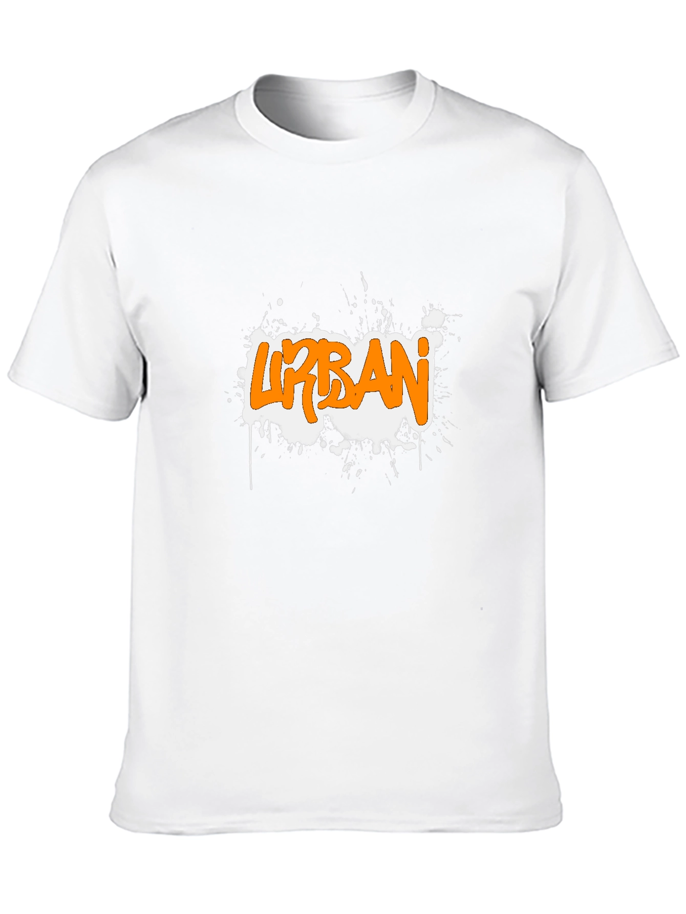 Black Urban Graffiti Style Black T-Shirt view 10