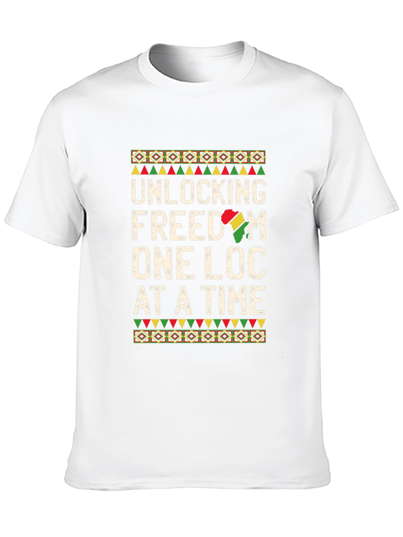 Black Unlocking Freedom T-Shirt - One Loc At A Time view 10