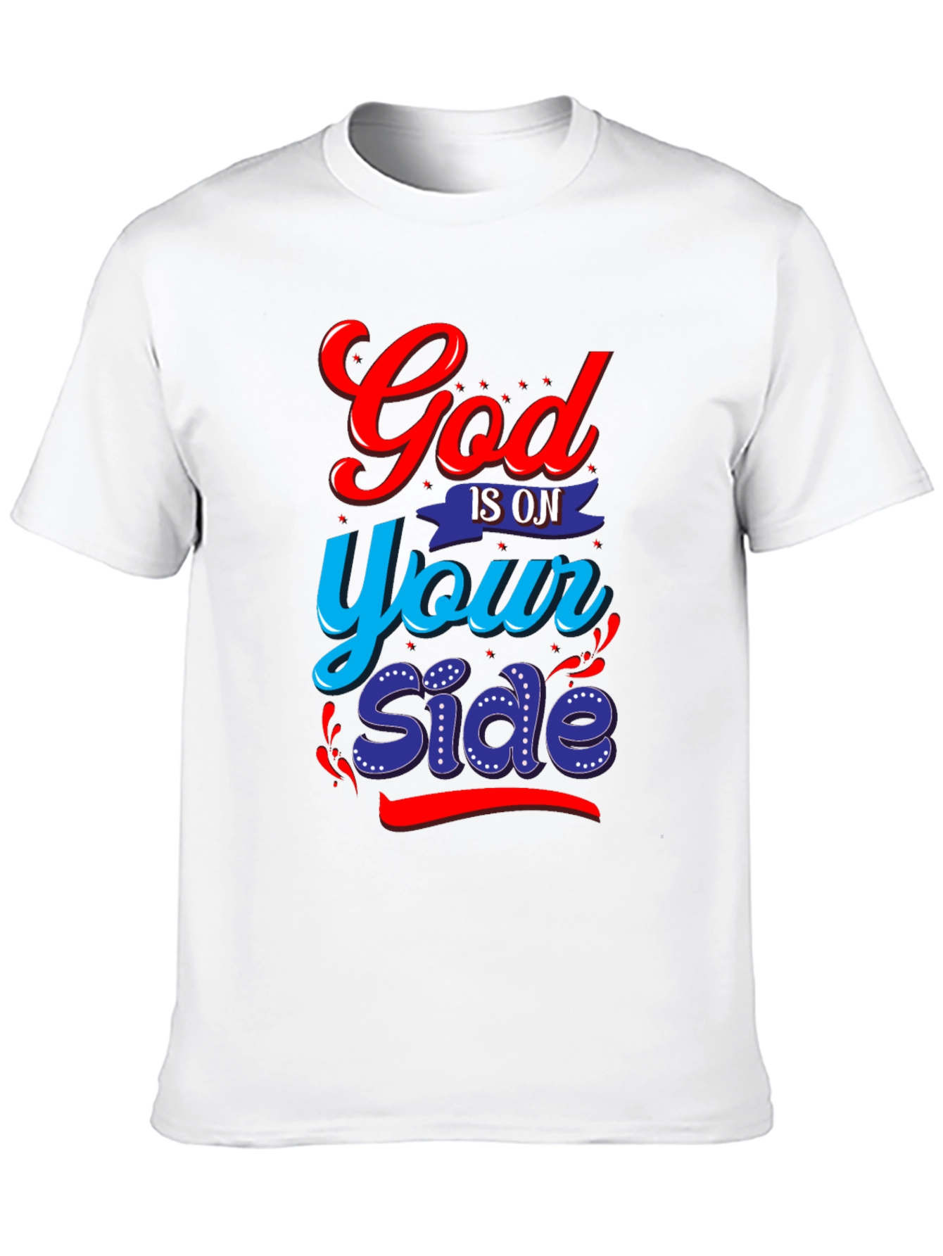 Black God Is On Your Side Graphic Tee view 10