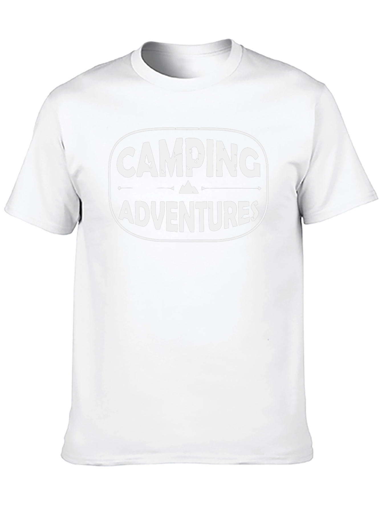 Black Camping Adventures Graphic T-Shirt view 10