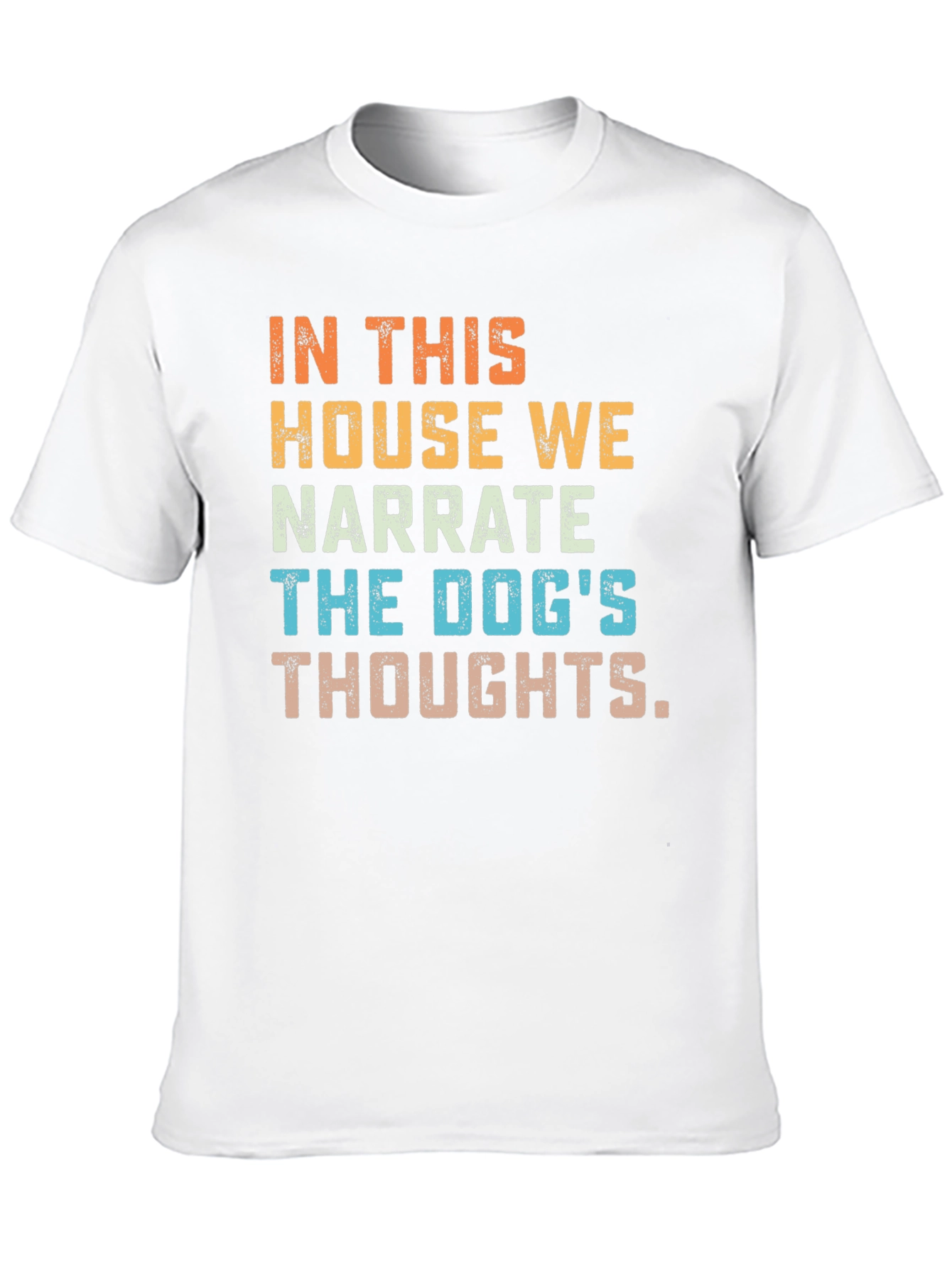 Black Narrate Dog's Thoughts T-Shirt Funny Pet Lover Tee view 10