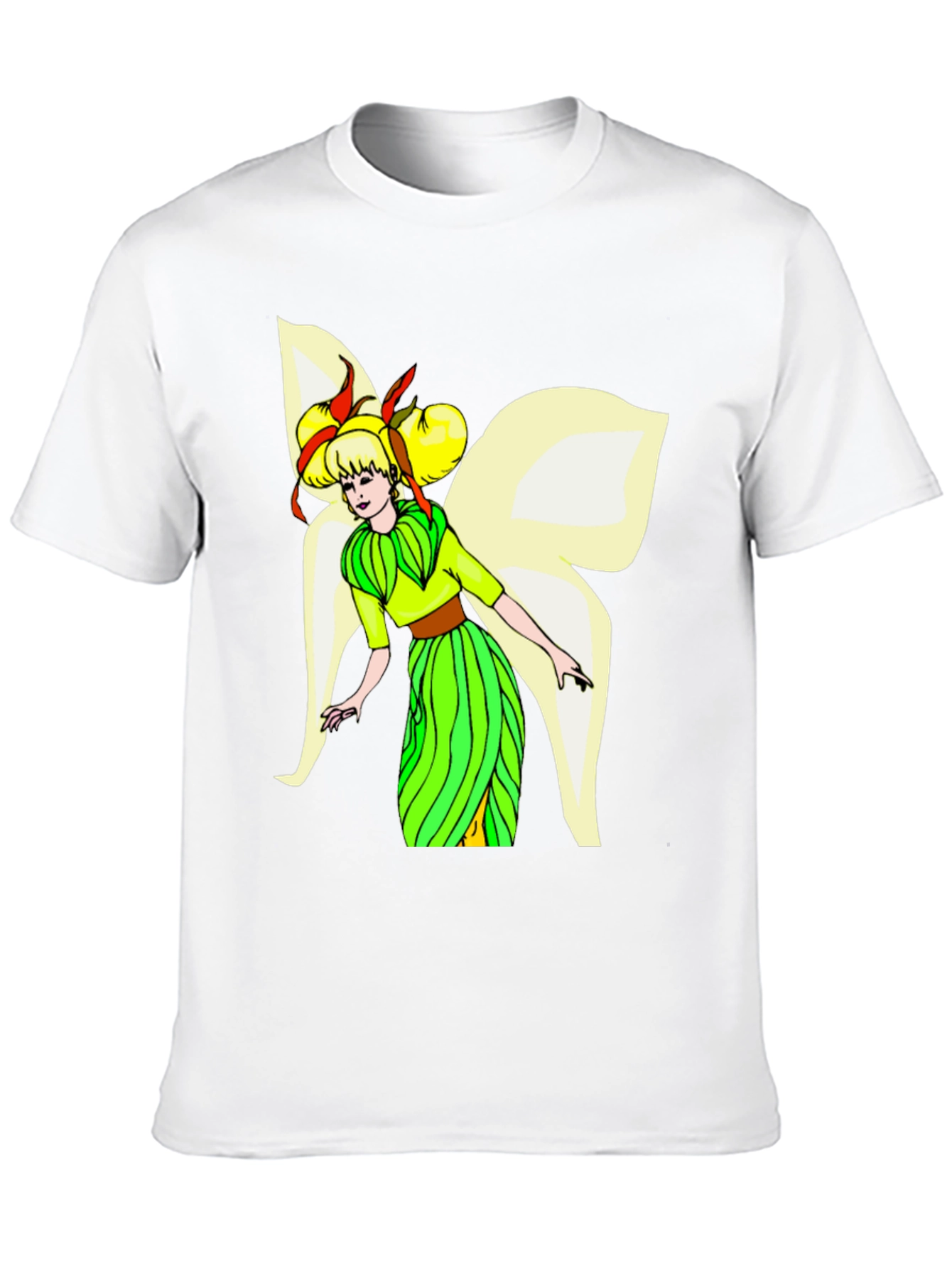 Black Fairy Graphic Black T-Shirt view 10