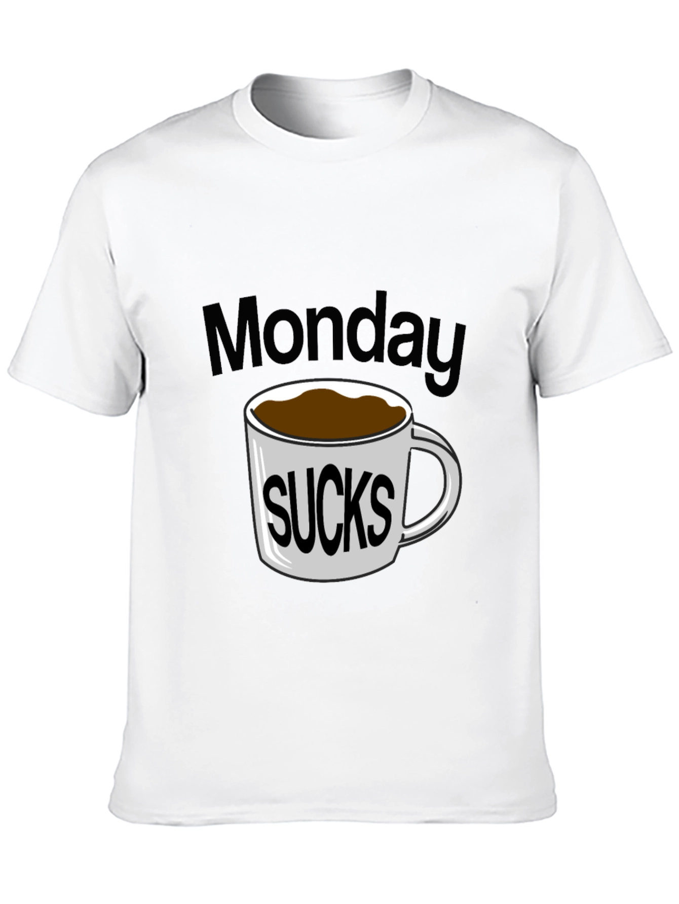 Black Monday Sucks Coffee T-Shirt view 10