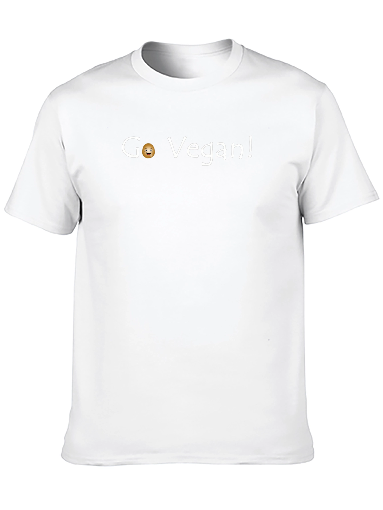 Black Go Vegan T-Shirt - Black, Short Sleeve, Graphic Tee view 10
