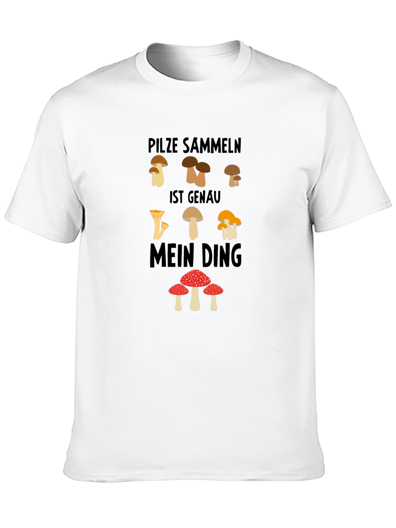 Pilze Sammeln Mushroom Graphic Tee - 10