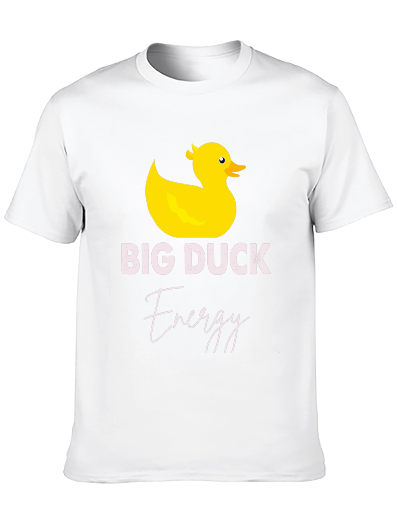 Black Big Duck Energy T-Shirt - Funny Graphic Tee view 10