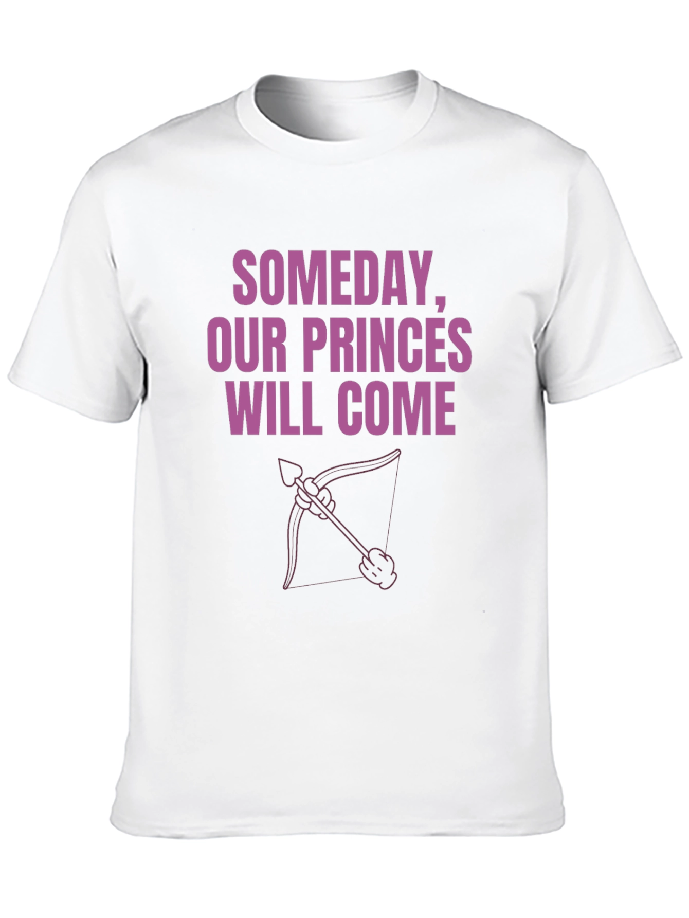 Black Someday Our Princes Will Come Graphic Tee view 10
