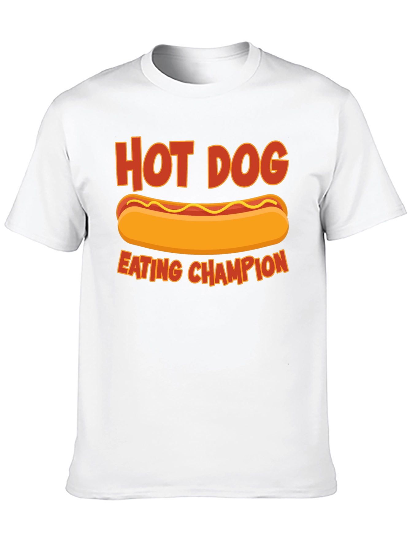 Black Hot Dog Eating Champion T-Shirt - Funny Foodie Tee view 10