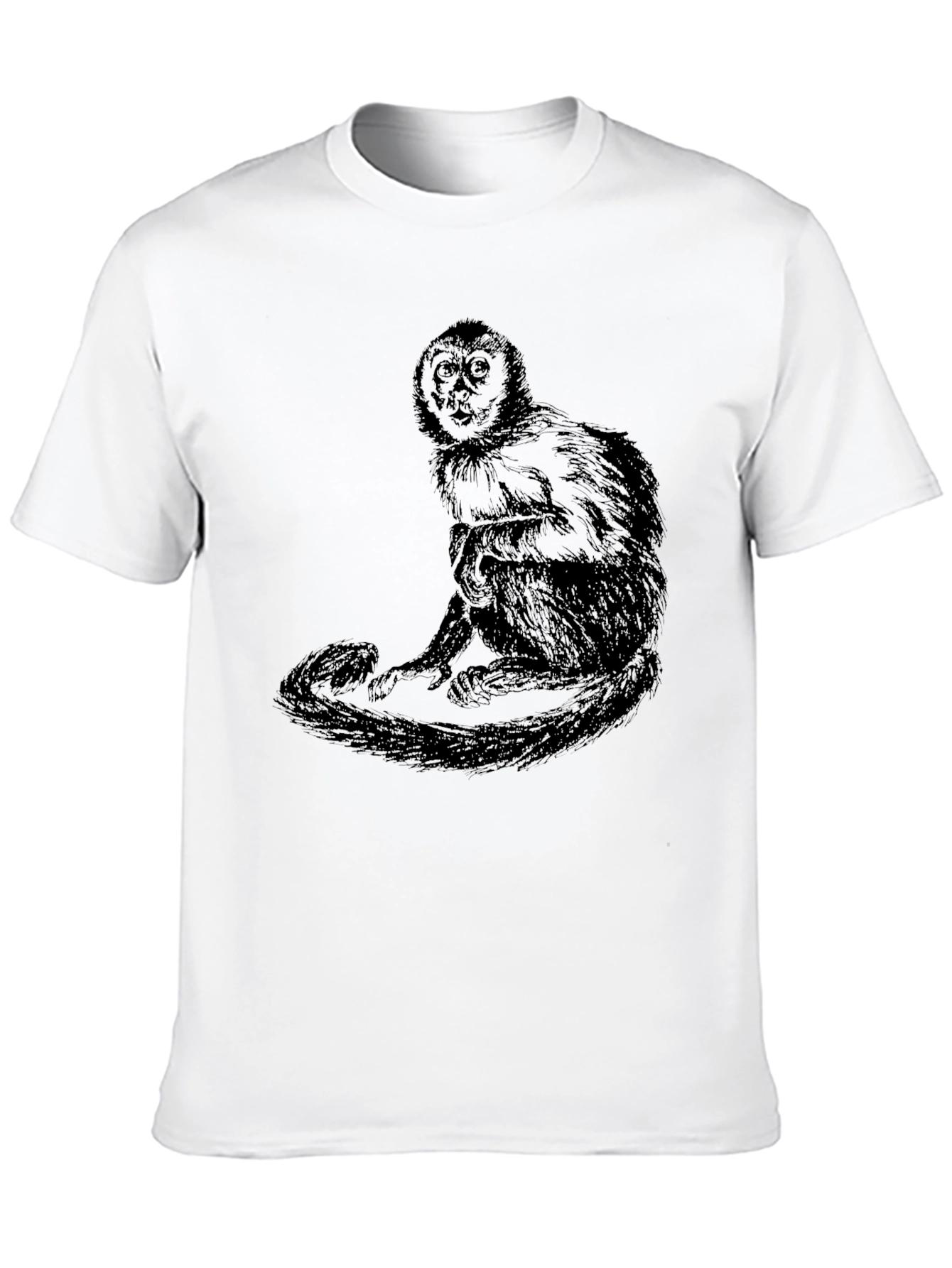 Black Monkey Graphic Black T-Shirt view 10