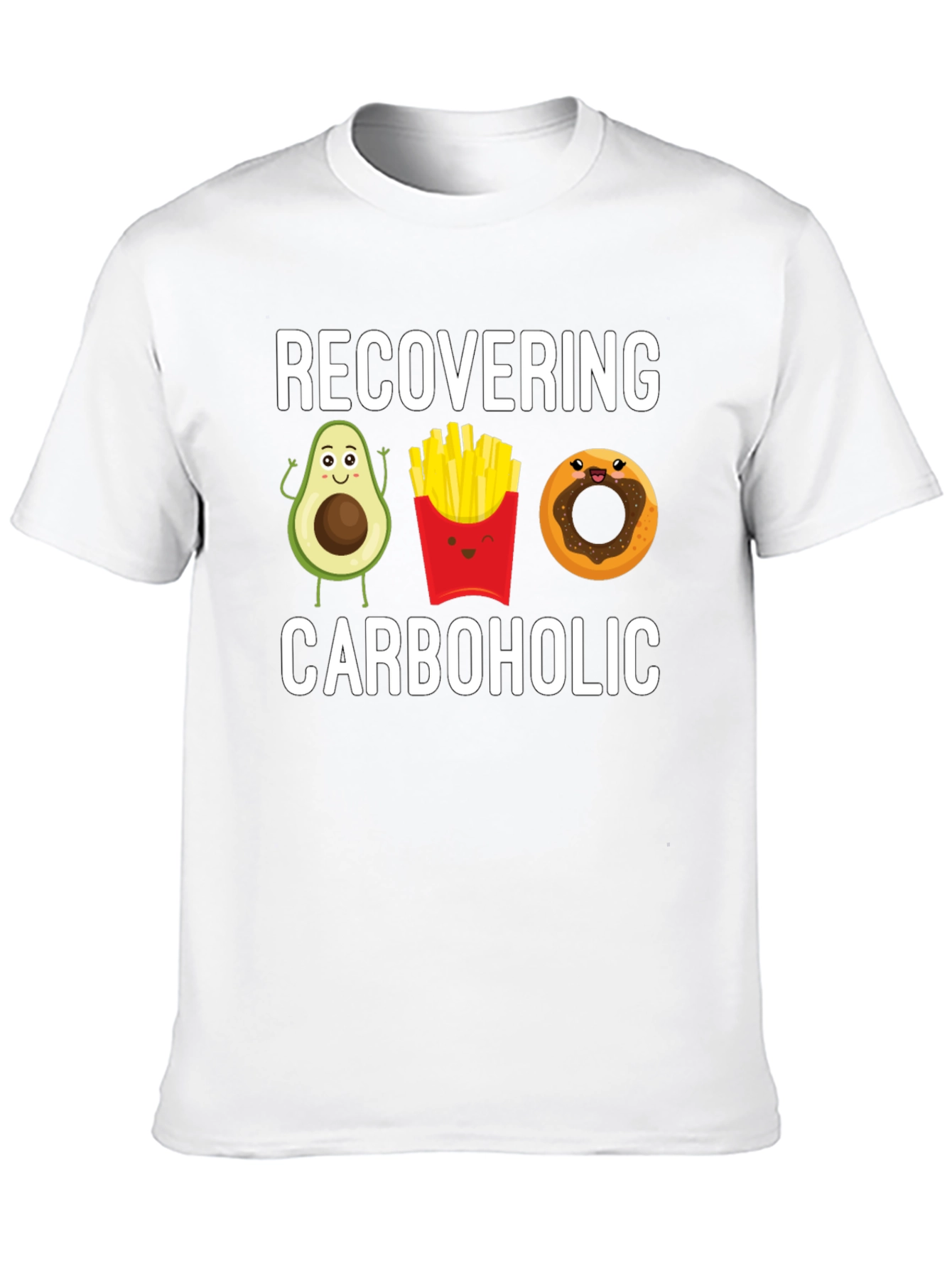 Black Recovering Carboholic T-Shirt view 10