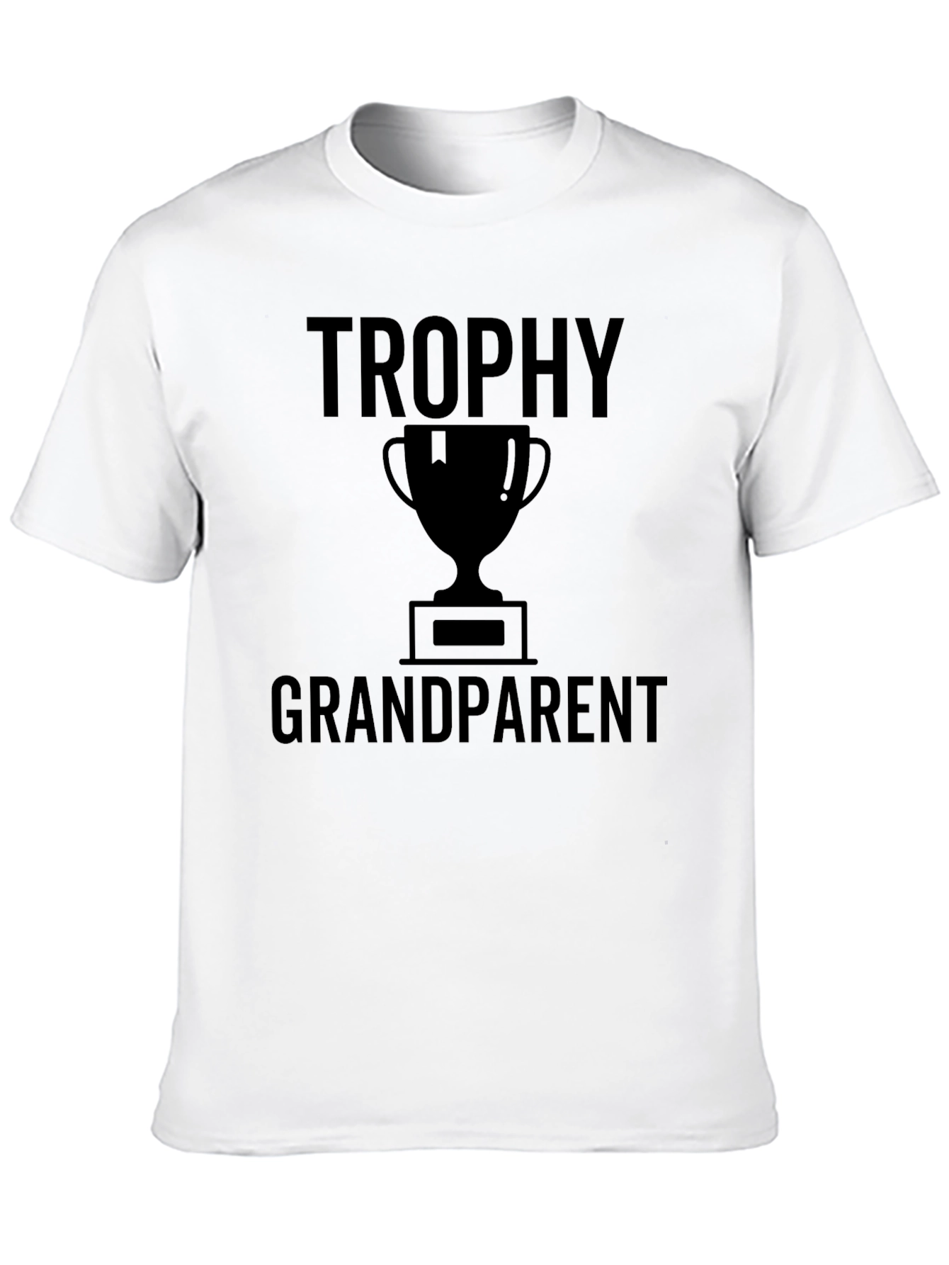 Black Trophy Grandparent Black T-Shirt view 10