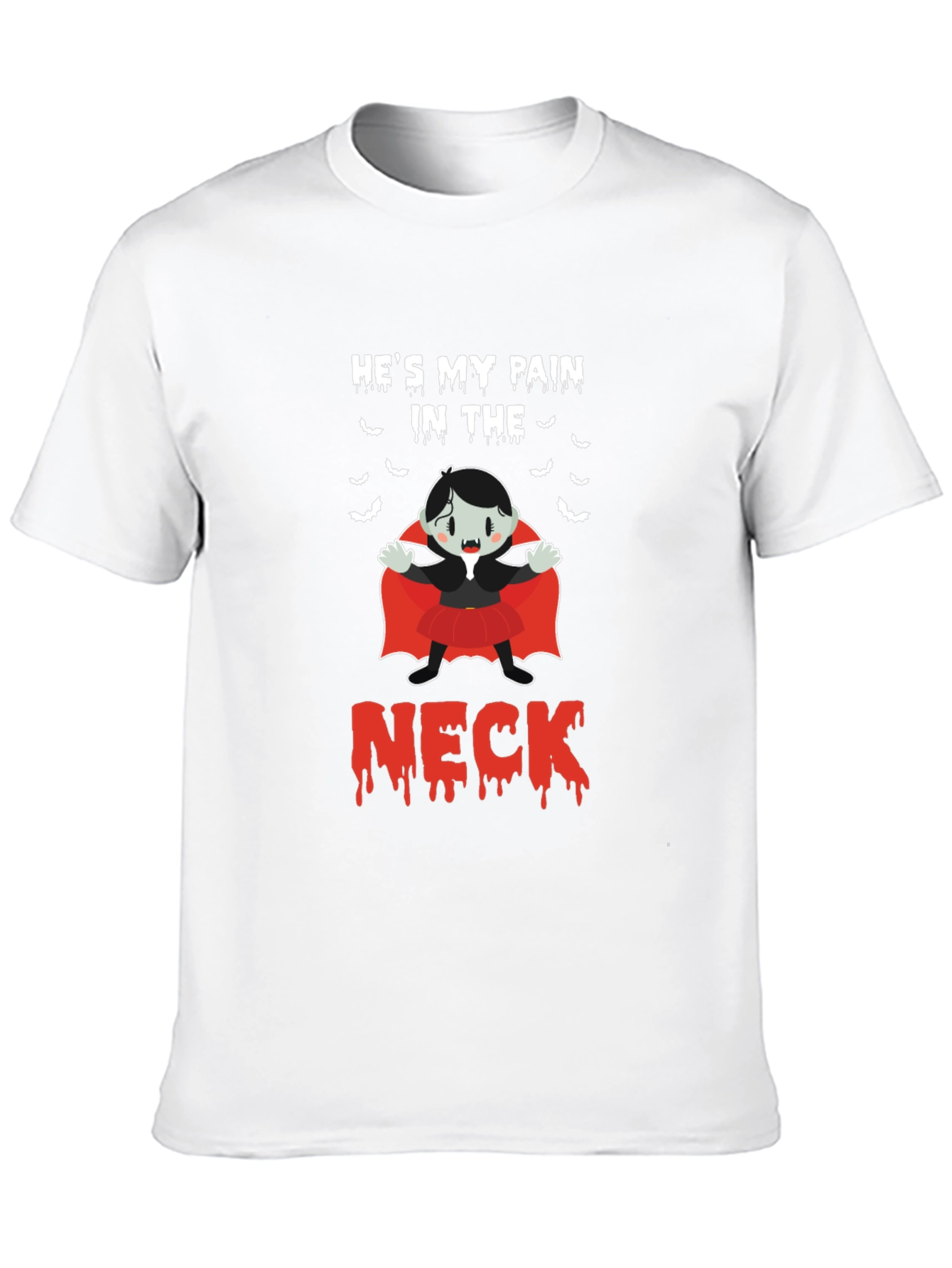 Black He's My Pain in the Neck Vampire Graphic Tee view 10