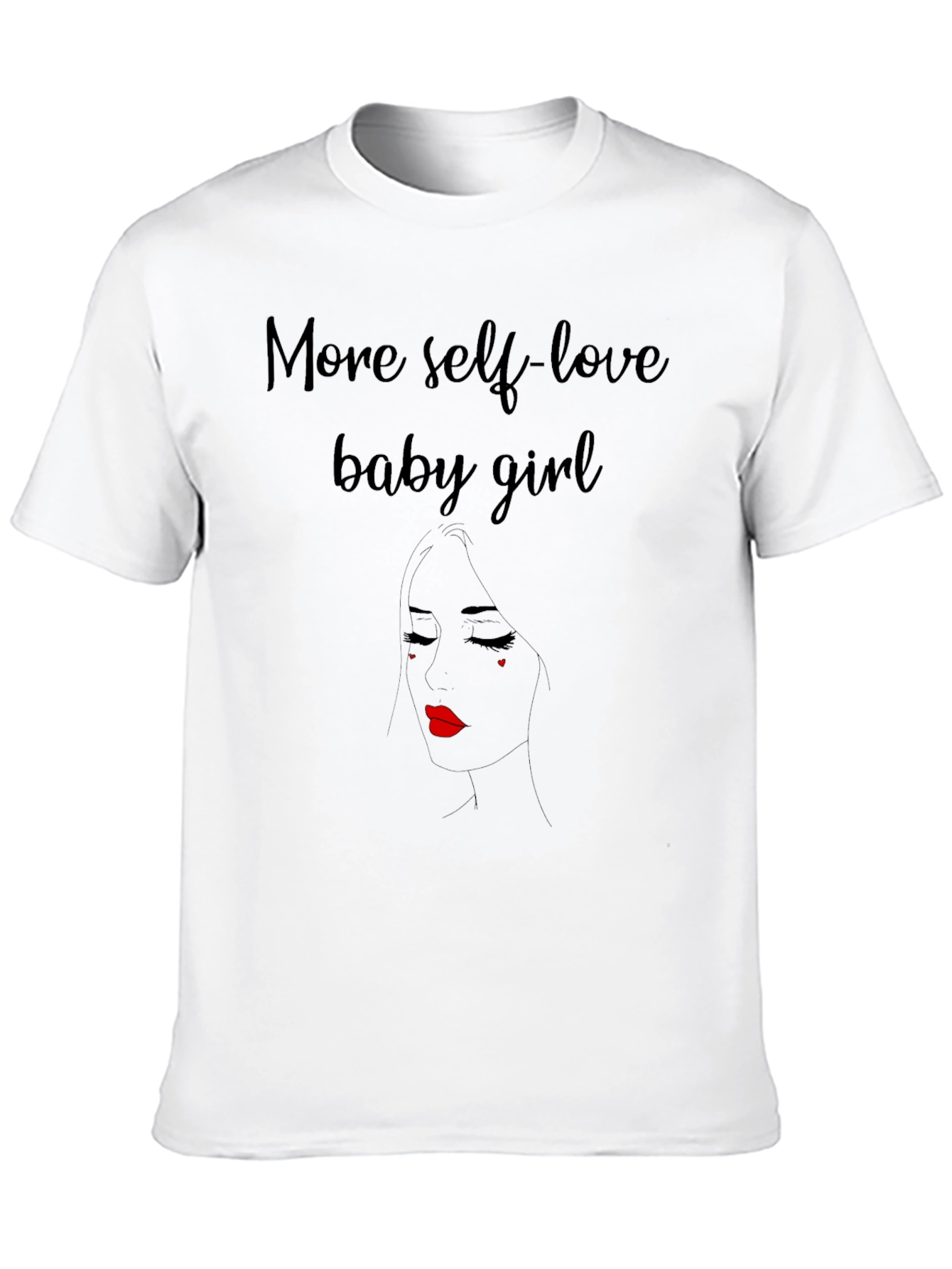 Black Self-Love Baby Girl Graphic Tee - Black view 10