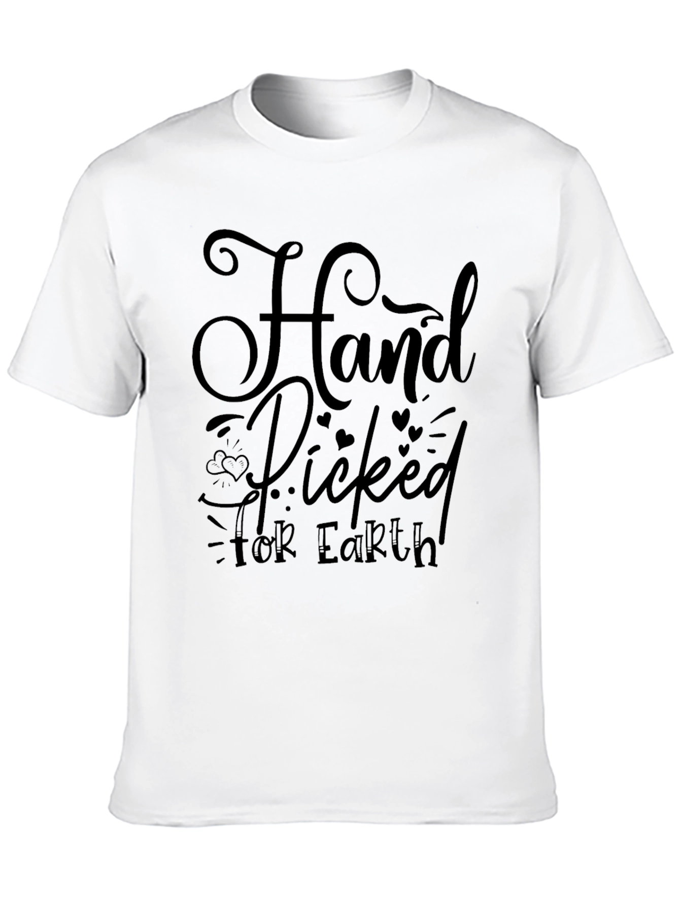 Black Hand Picked For Earth Graphic T-Shirt view 10