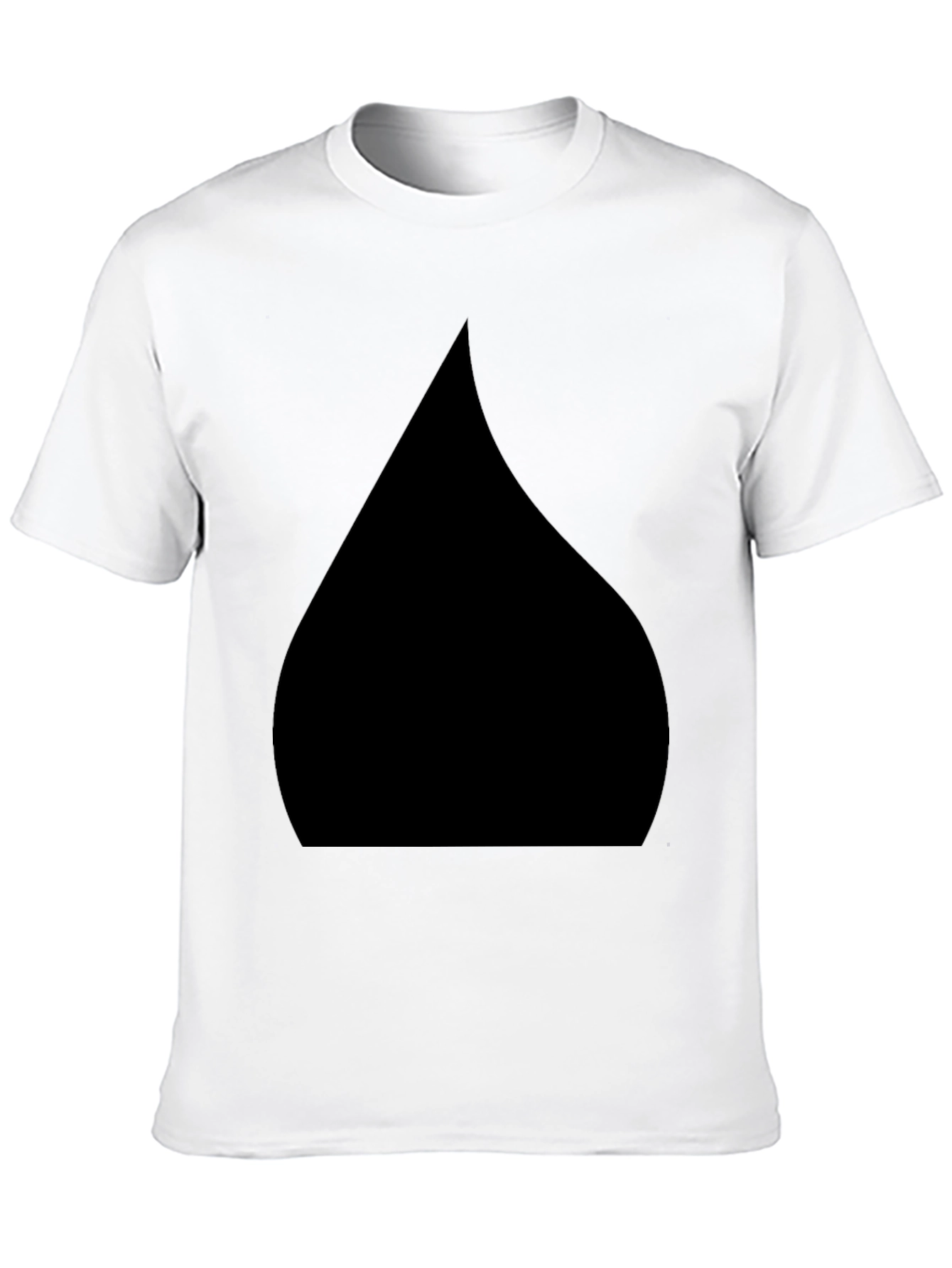 Black Bold Black Spade T-Shirt - Modern Minimalist Design view 10