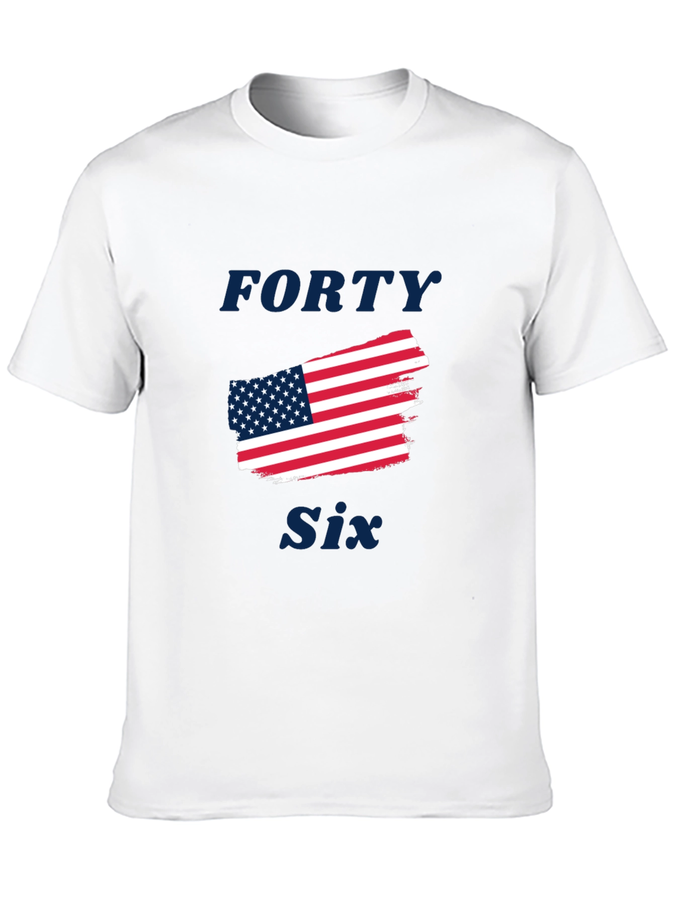 Black Forty Six American Flag Graphic Tee view 10