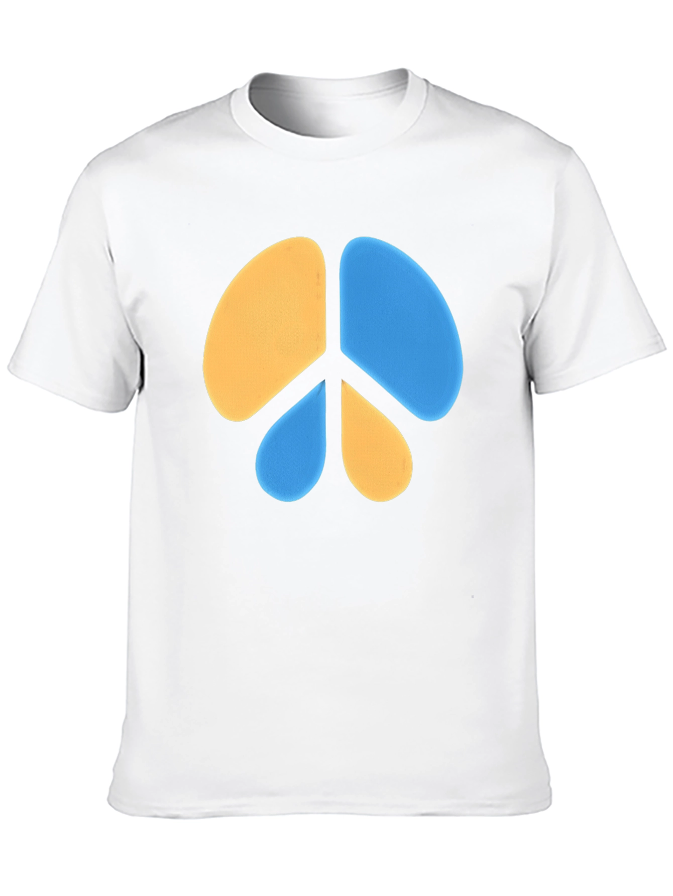 Black Peace Sign Graphic Tee - Soft Cotton Blend view 10