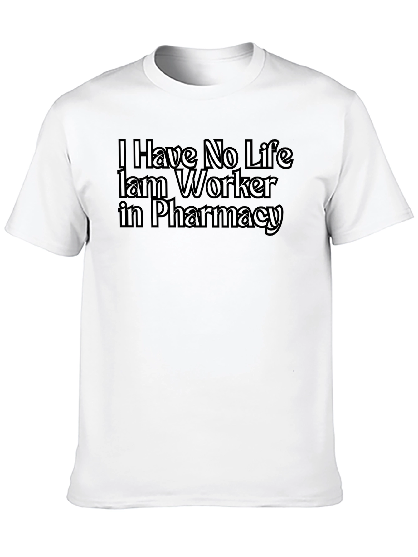 Black Pharmacy Worker T-Shirt - Humorous Tee view 10
