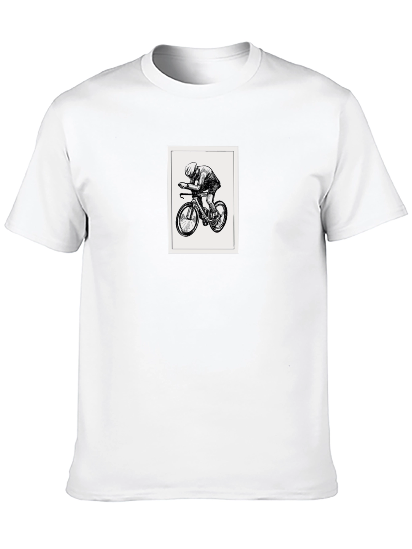 Black Black Graphic Tee - Cycling Design view 10