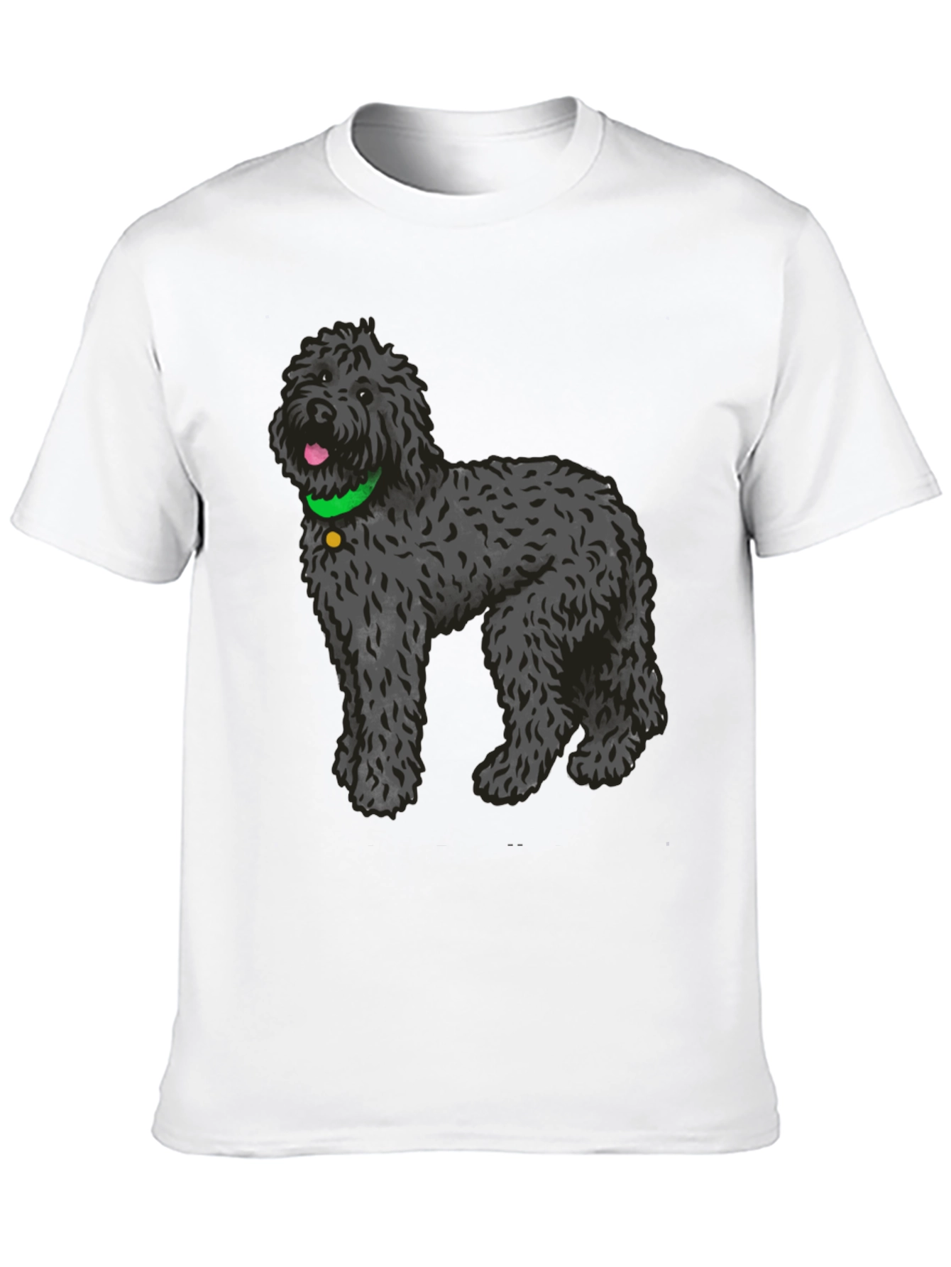 Black Dog Lover Tee - Black Portuguese Water Dog Graphic T-Shirt view 10
