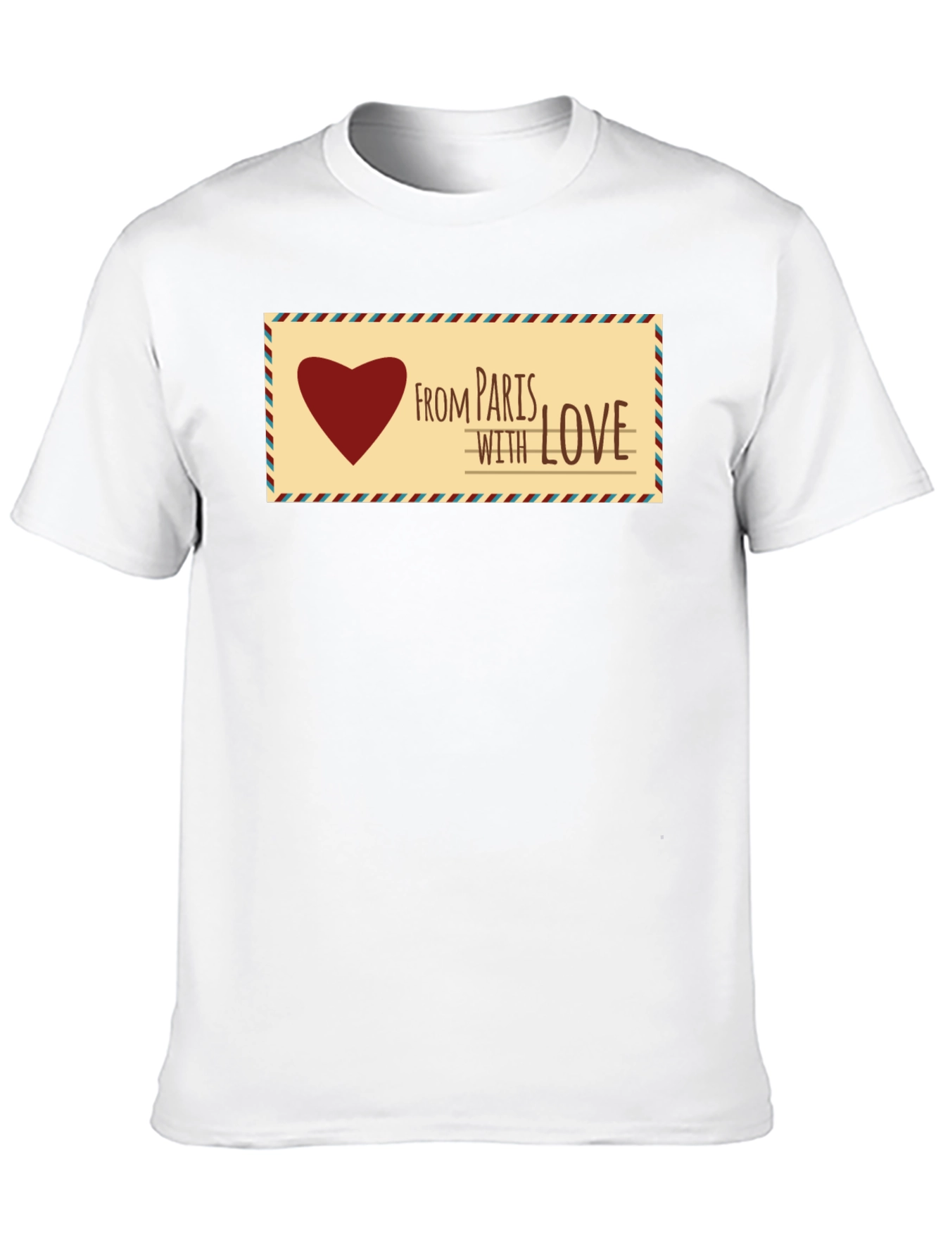 Black Paris With Love Graphic T-Shirt view 10