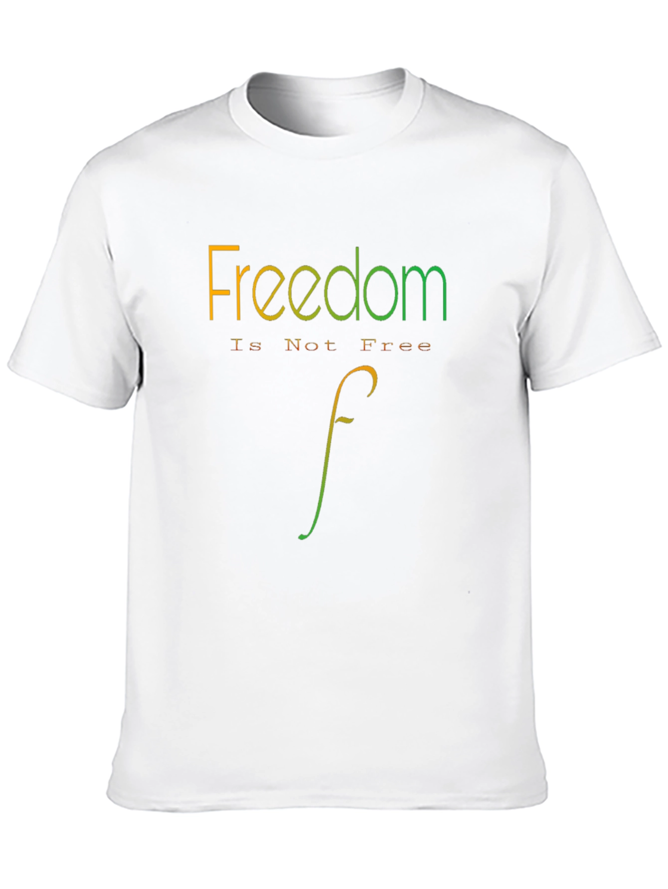 Black Freedom Graphic T-Shirt - Black Cotton Tee view 10