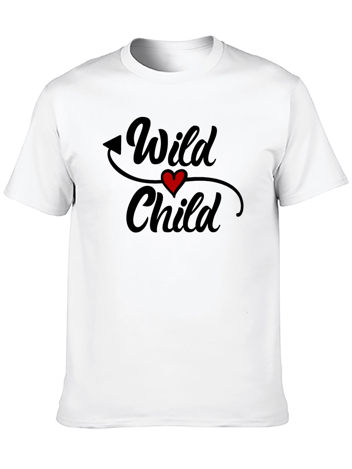 Black Wild Child Graphic T-Shirt - Black view 10