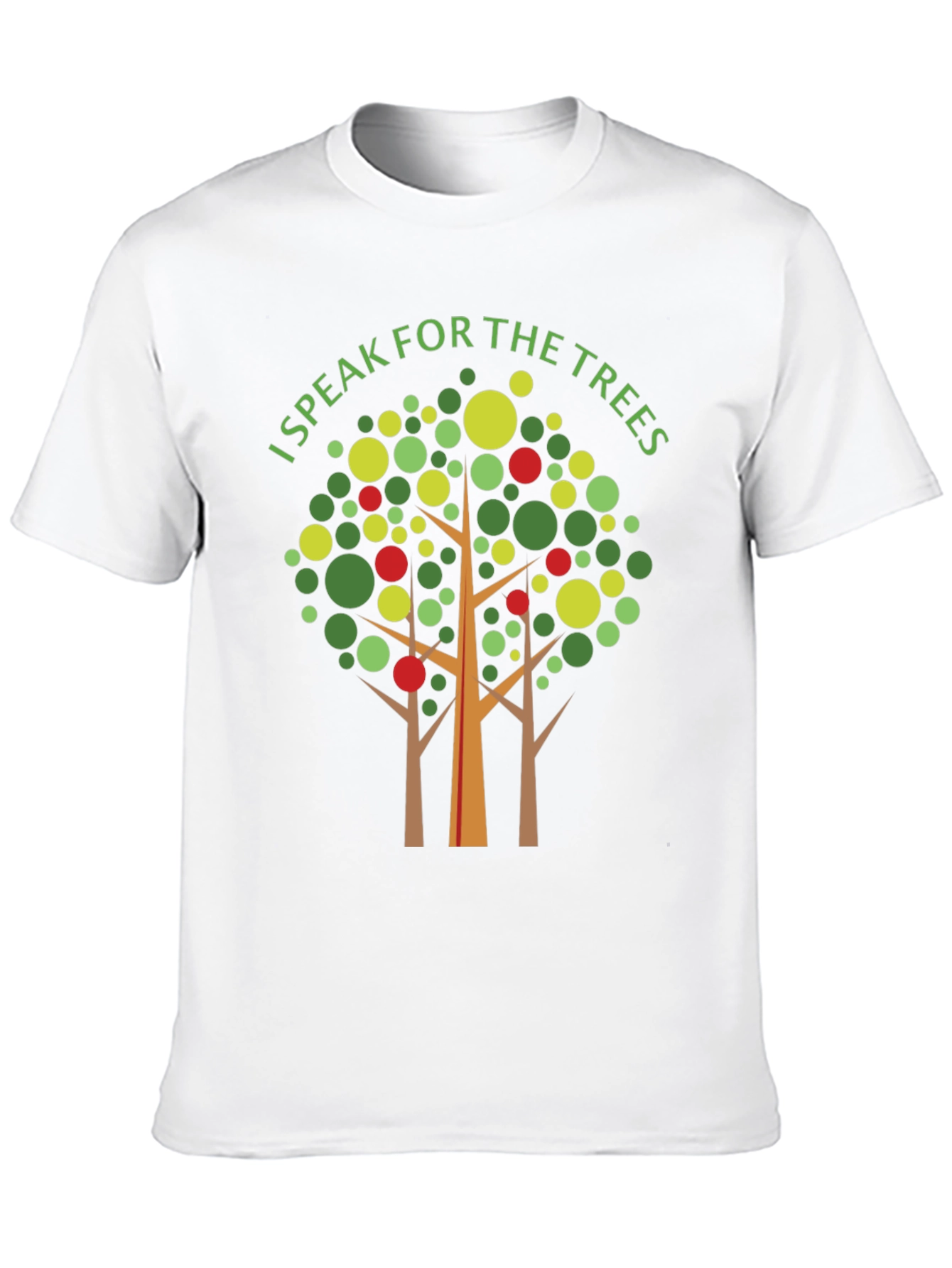 Black I Speak for the Trees Graphic T-Shirt view 10