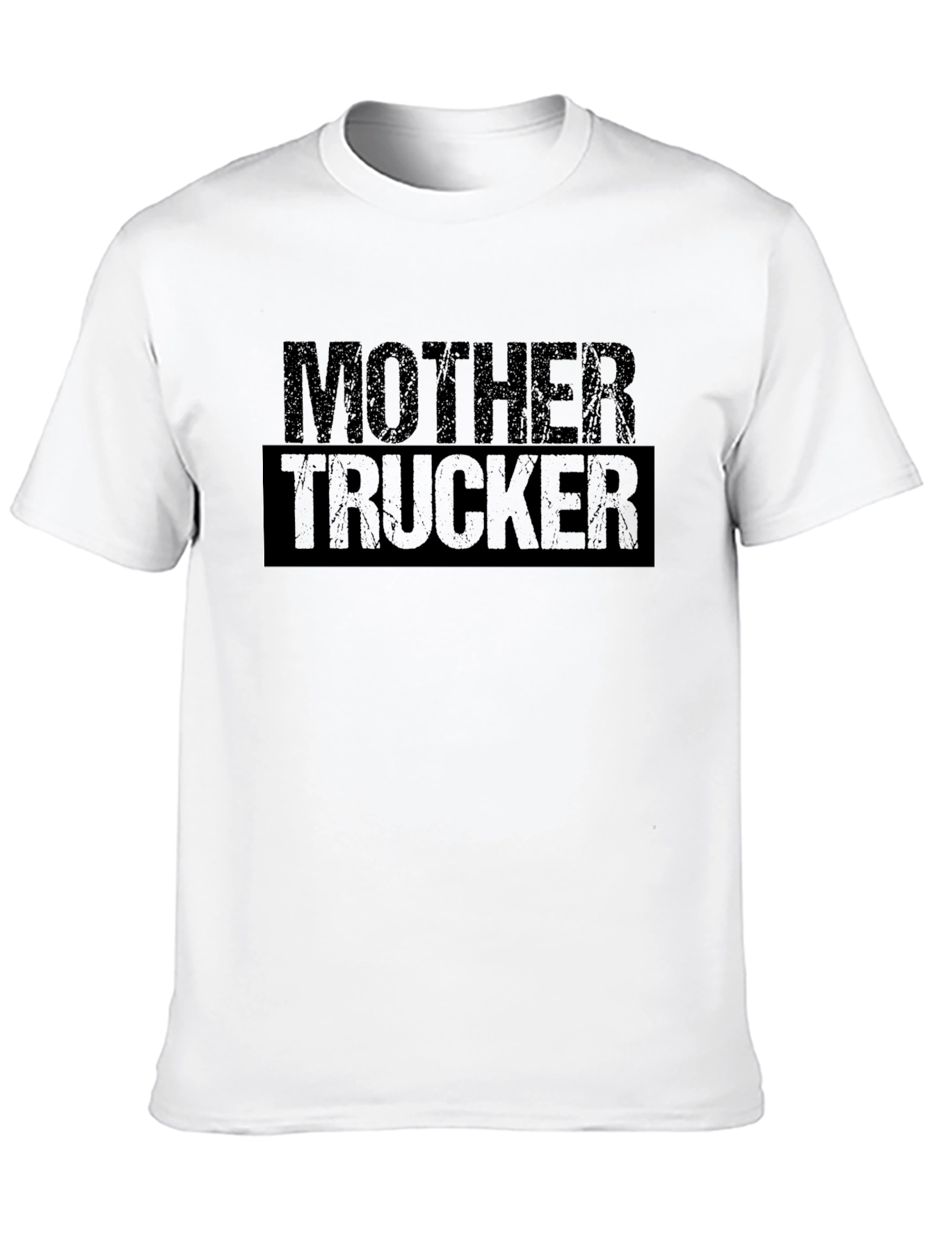 Black Mother Trucker Graphic Tee - Bold & Edgy Design view 10