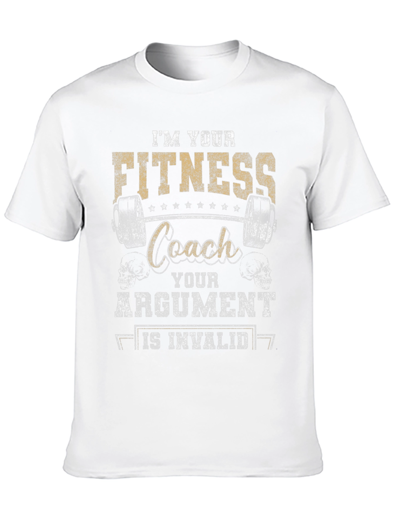 Black Fitness Coach T-Shirt - Your Argument is Invalid view 10