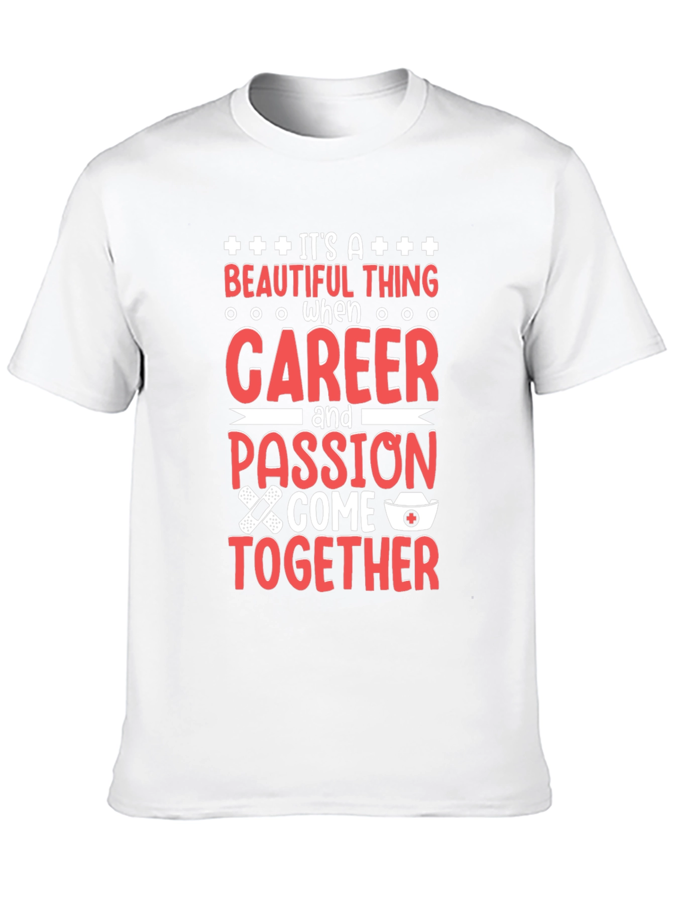Black Career & Passion Tee - Nurse Appreciation view 10