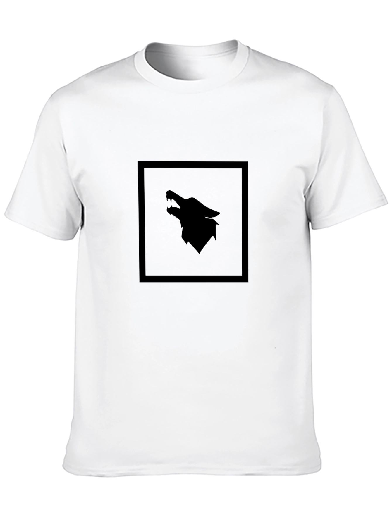 Black Black Wolf Graphic Tee - Modern Streetwear view 10