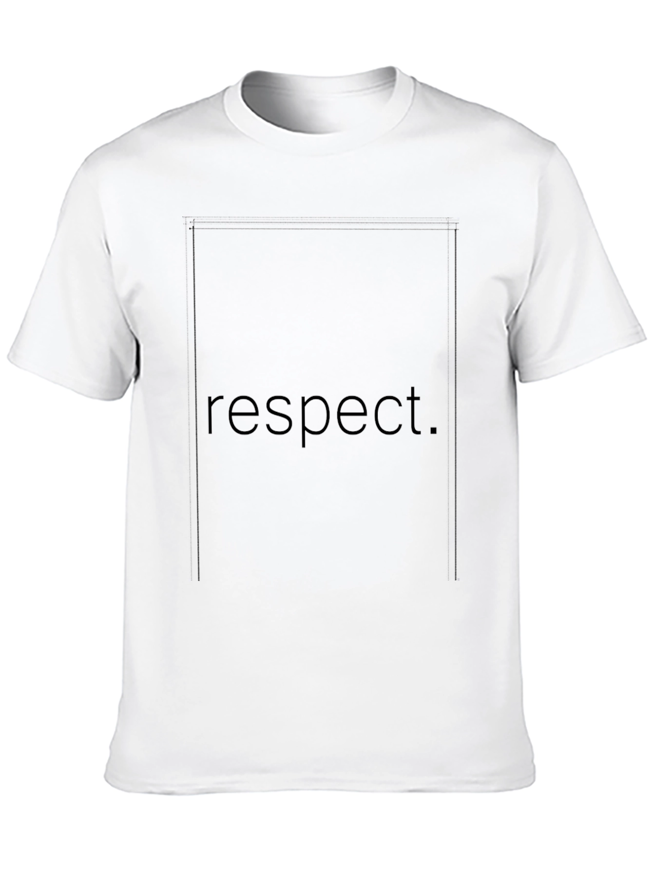 Black Respect Black T-Shirt view 10