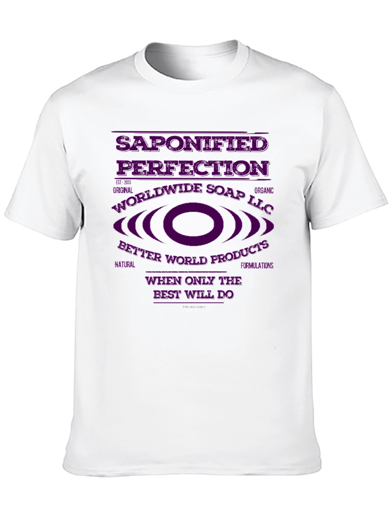 Black Saponified Perfection Black T-Shirt view 10