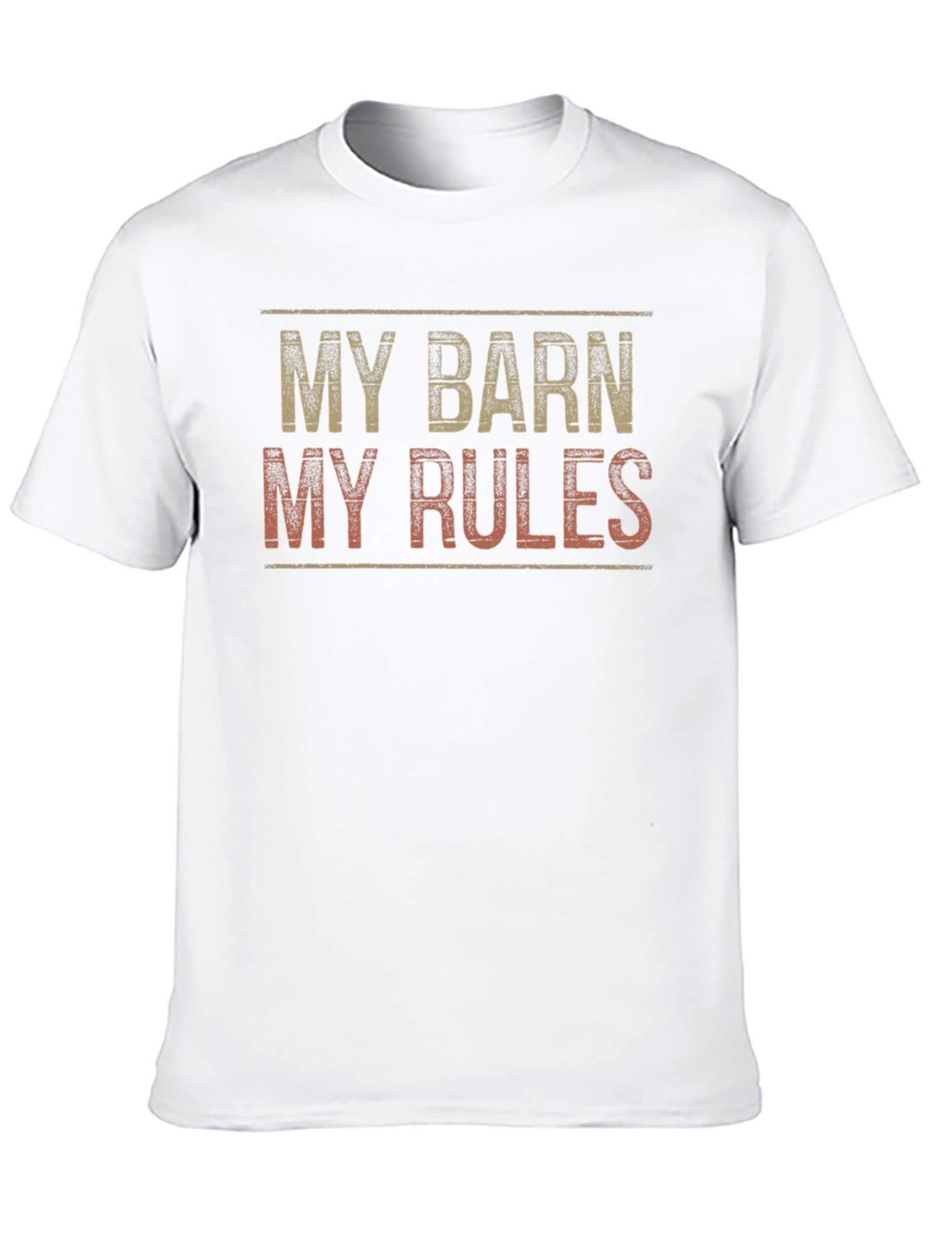 Black My Barn My Rules Graphic T-Shirt view 10