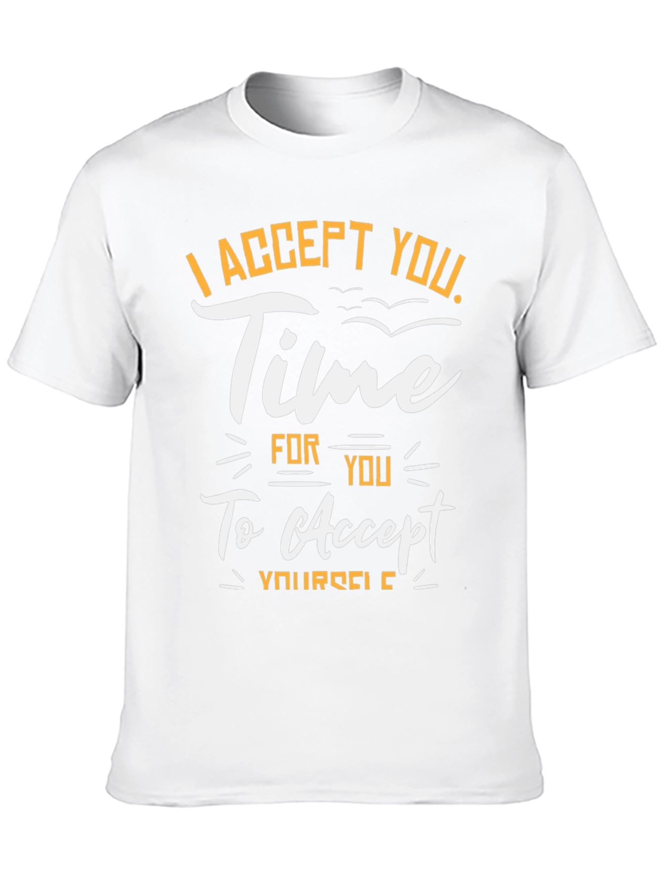 Black I Accept You Graphic Tee - Black view 10