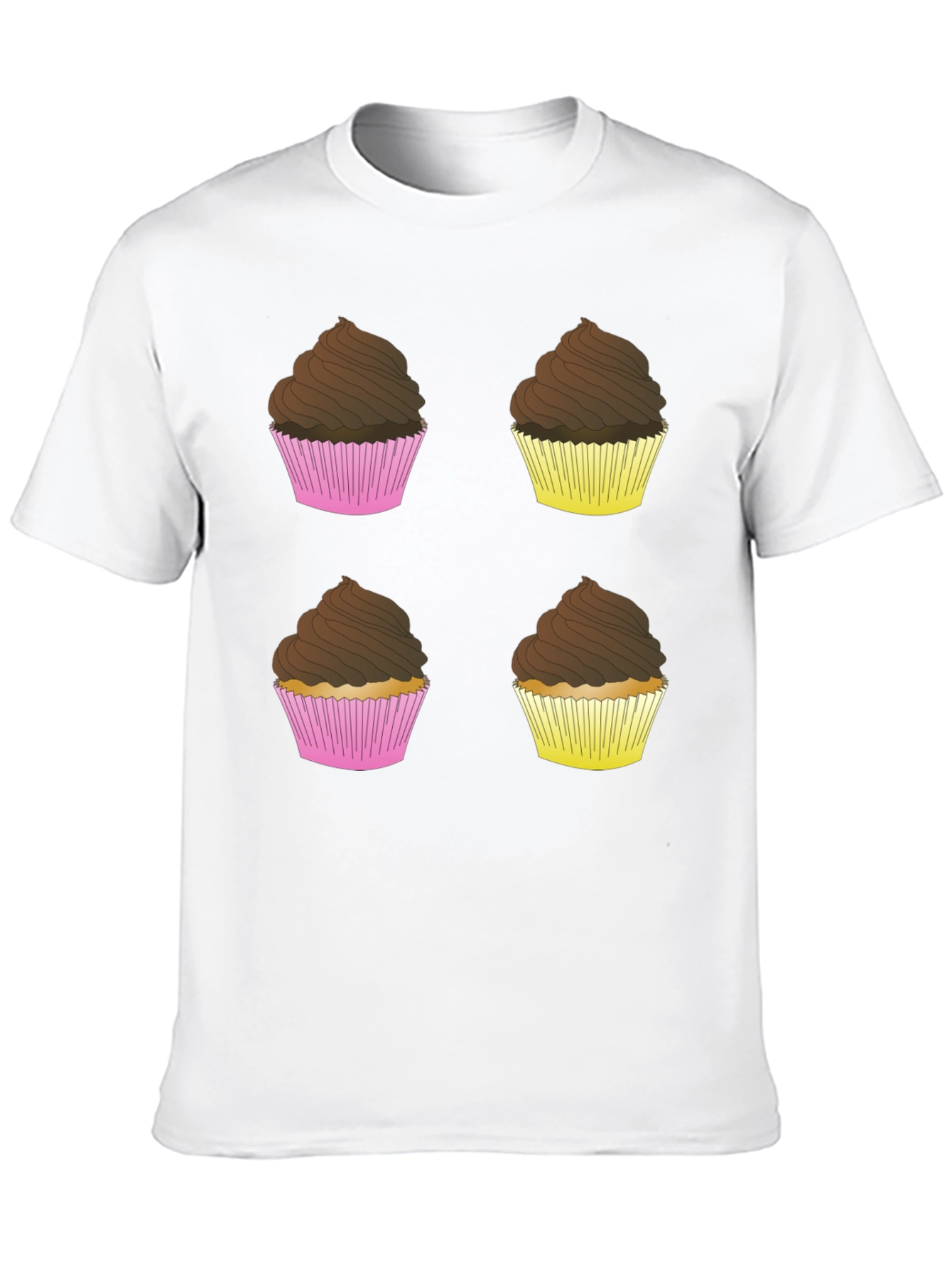 Black Cupcake T-Shirt - Sweet Design view 10