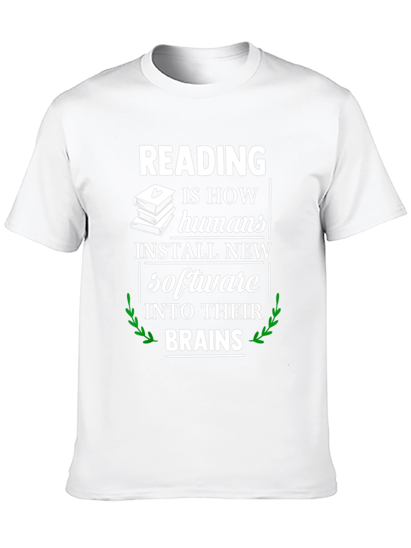 Black Reading Installs Software T-Shirt view 10